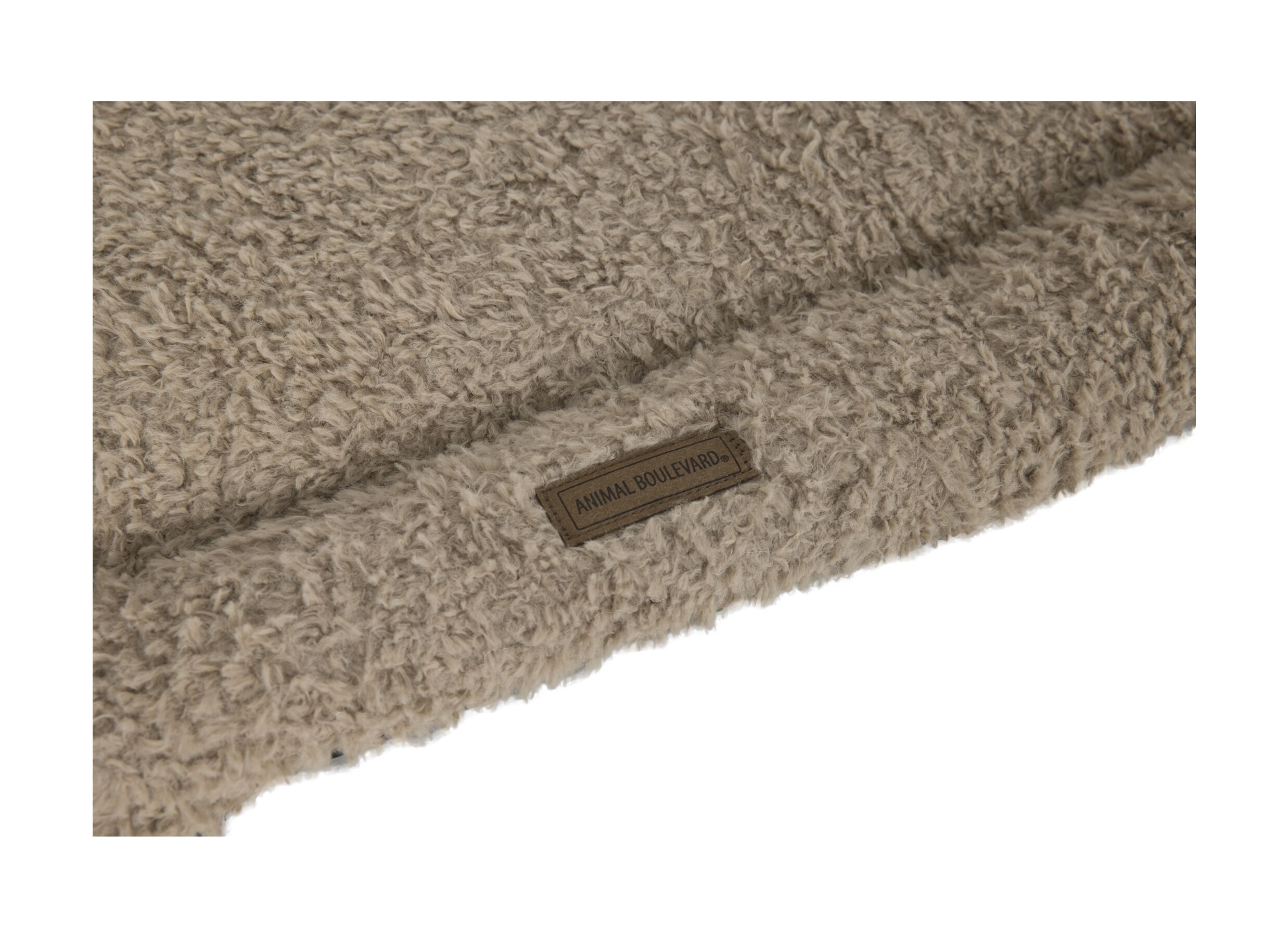 Detailfoto - Hondenkussen Curl Plush S 58x40cm - polyester - beige
