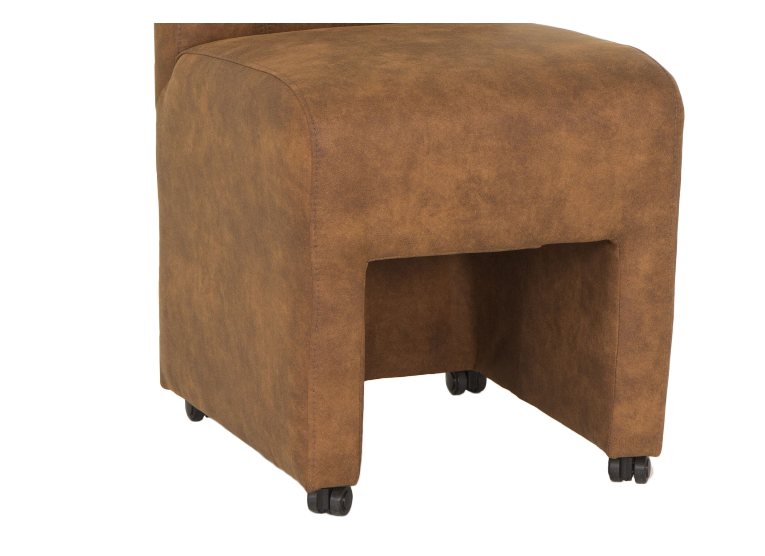 Stoel Oliver 50x70x94,5cm - stof - cognac preston