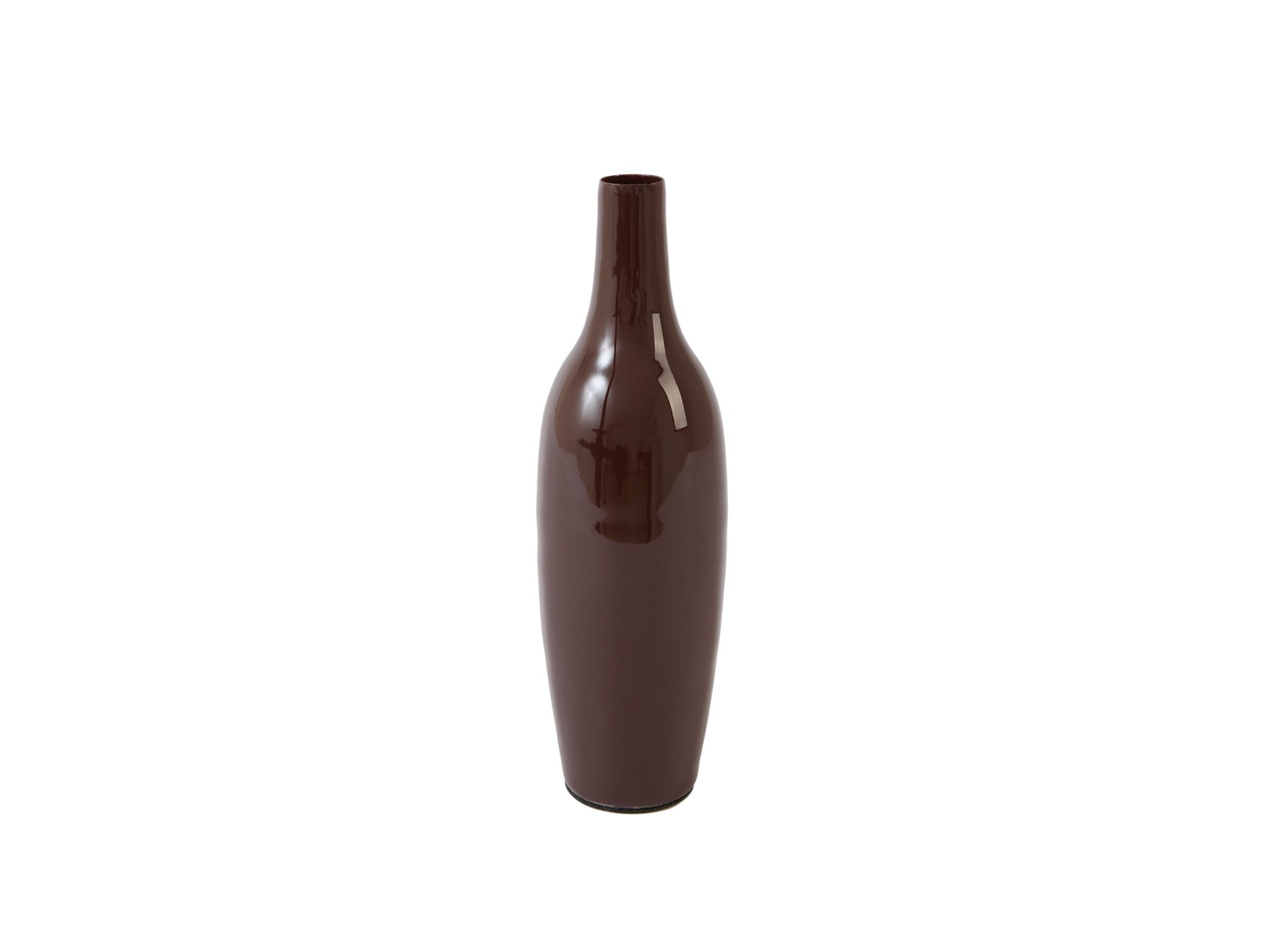 Plus Important - Vase Javier H24cm - métal - marron foncé