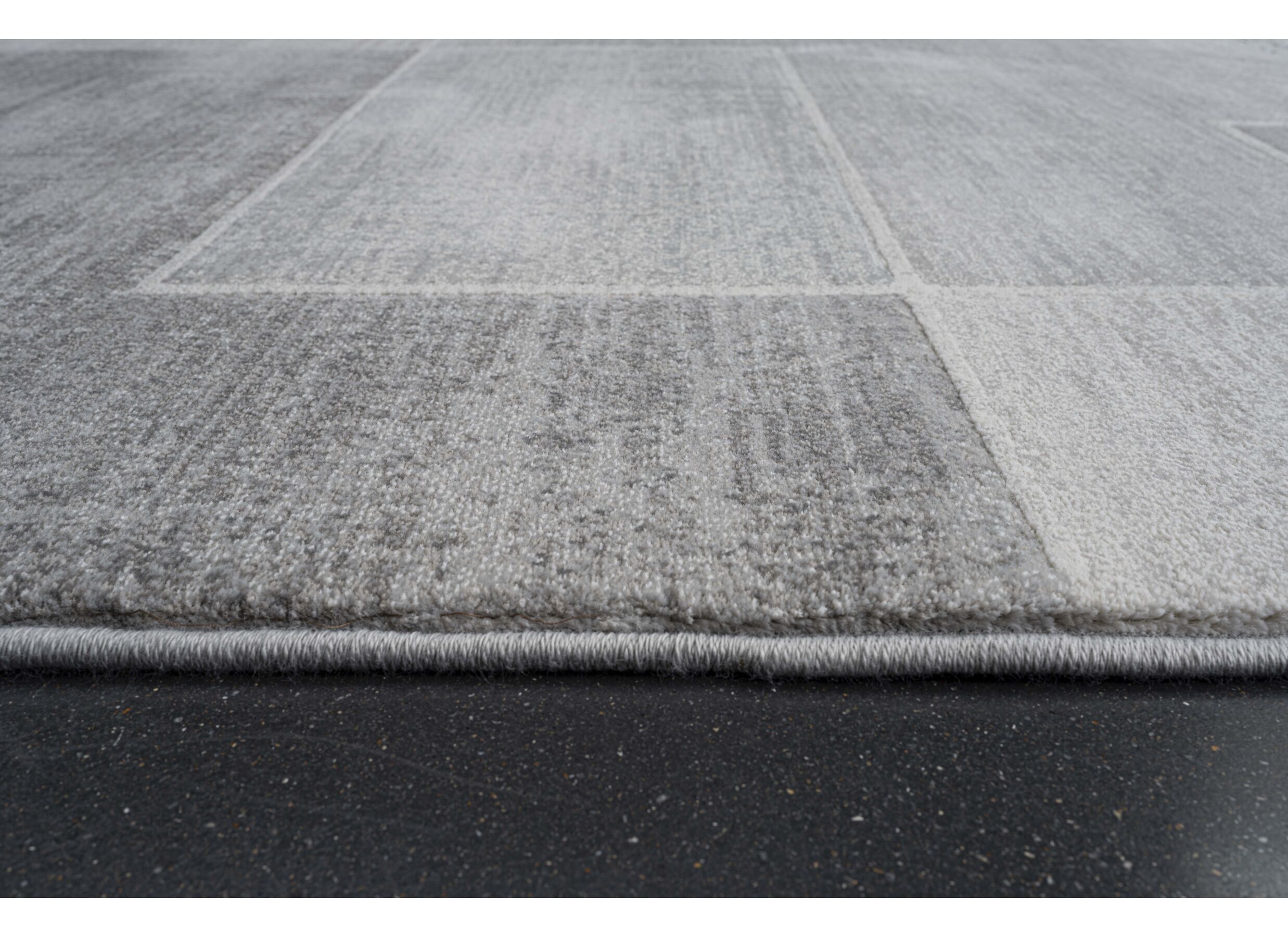 Tapis Aspero 160x230cm - polyester - gris