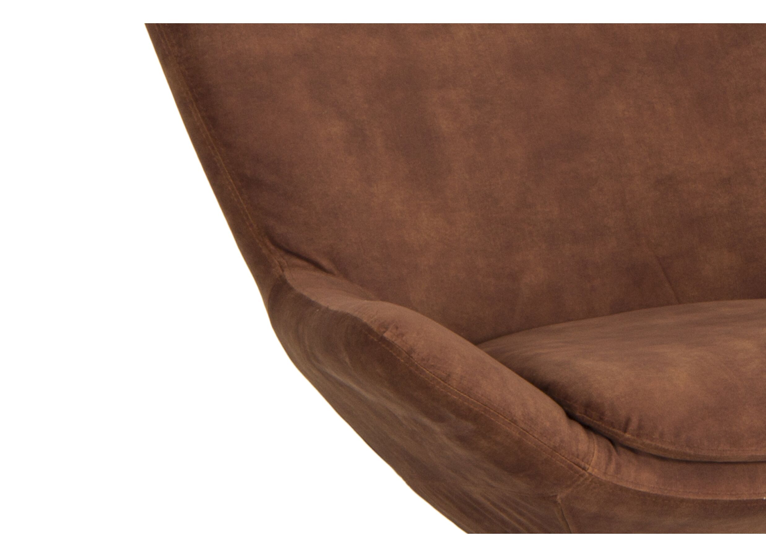 Fauteuil pivotant 79x82x86cm - tissu - hazel