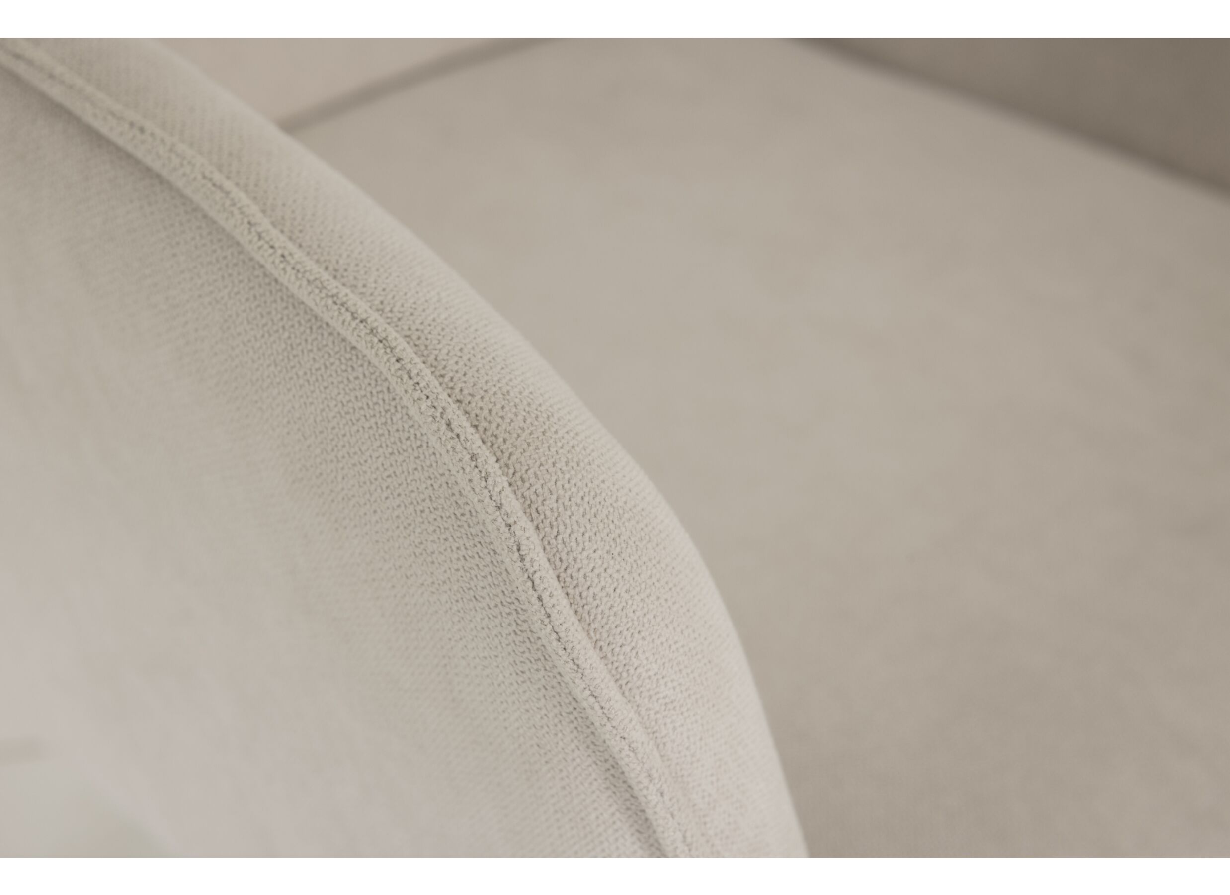 Detailfoto - Draaistoel Hanna 68,5x62x90cm - stof - beige