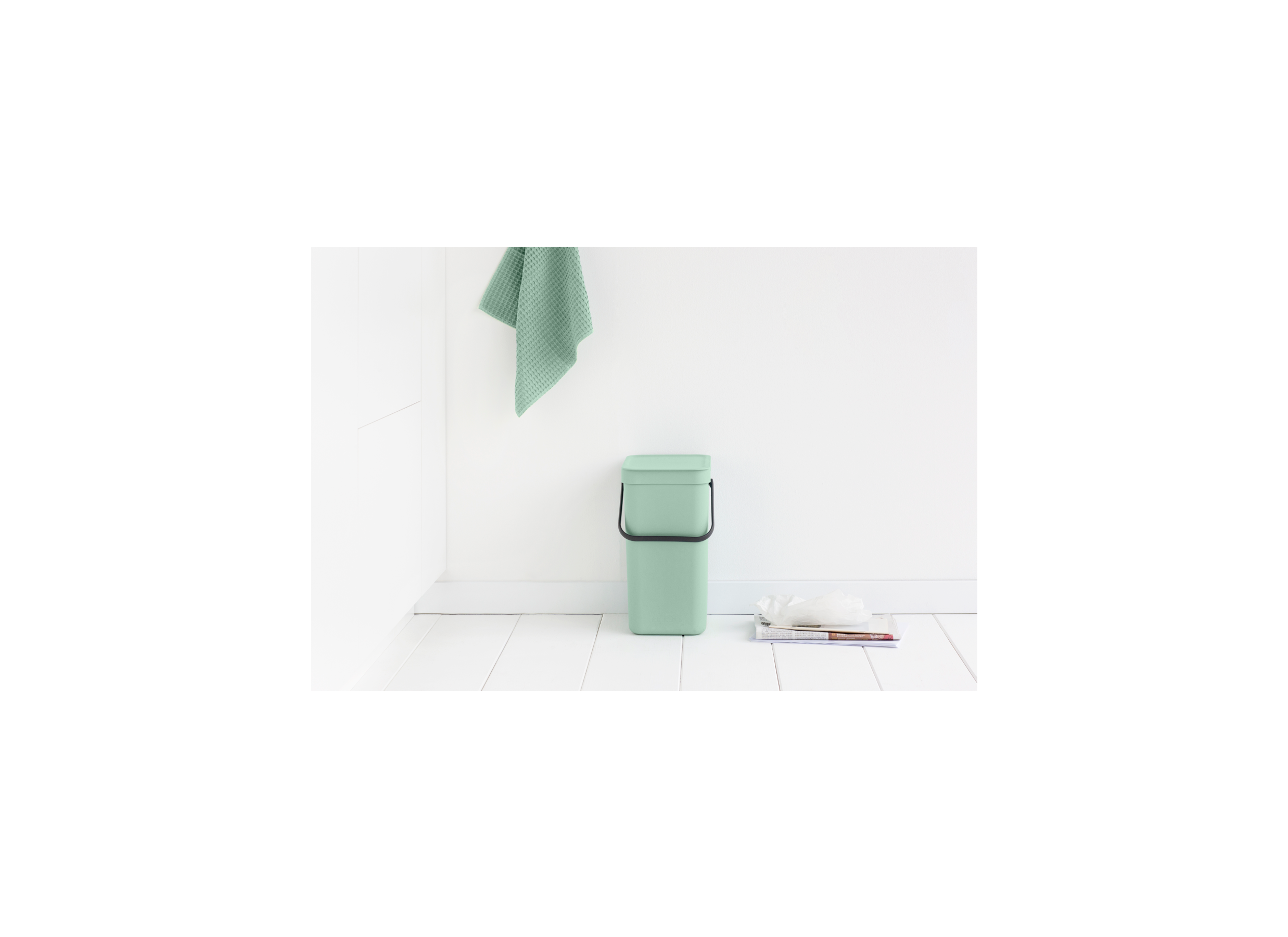 Sfeerfoto - Vuilnisbak Sort & Go Brabantia 12L - jade green