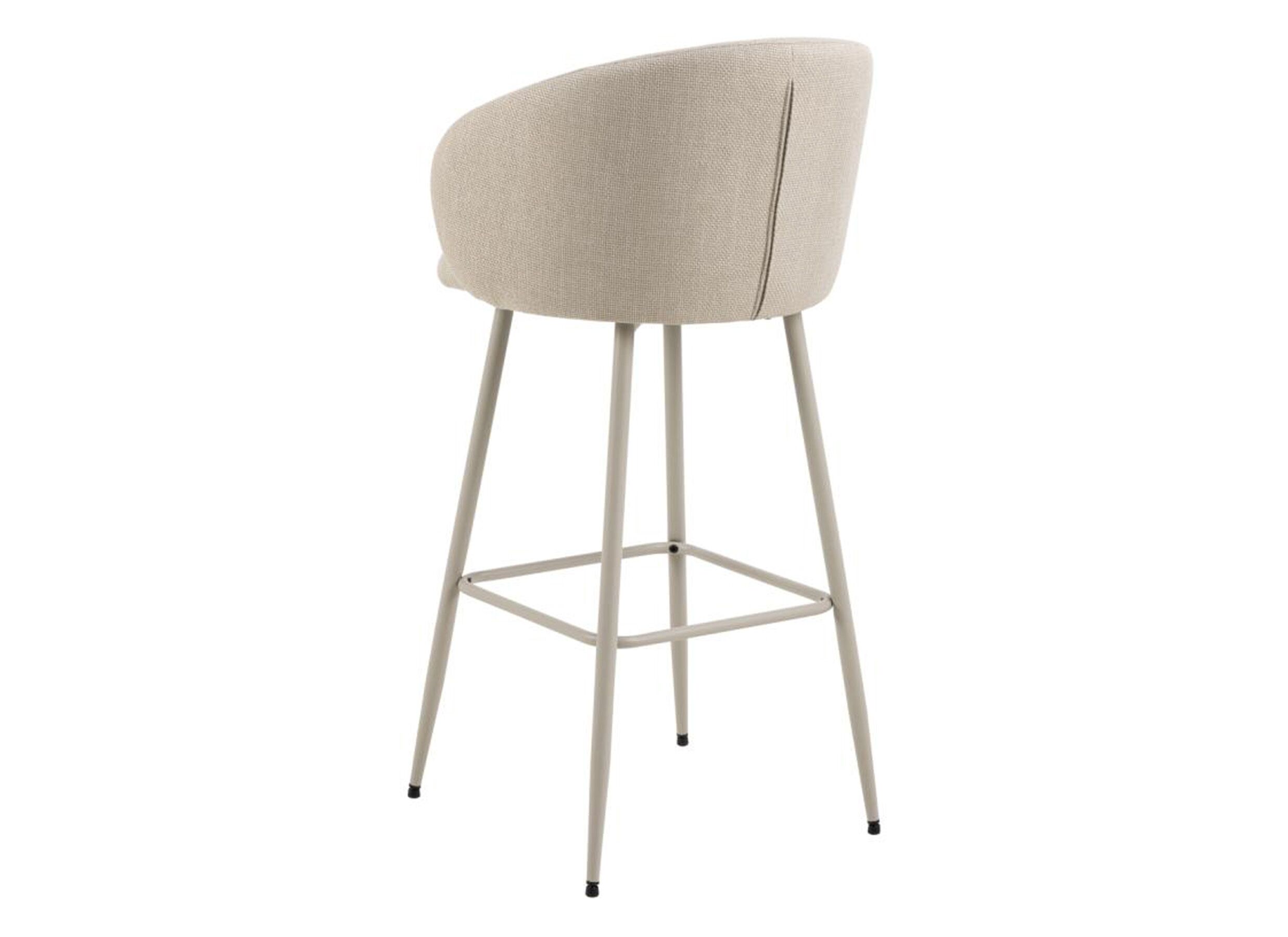 Overzichtsfoto - Barstoel ZH78cm - stof - beige