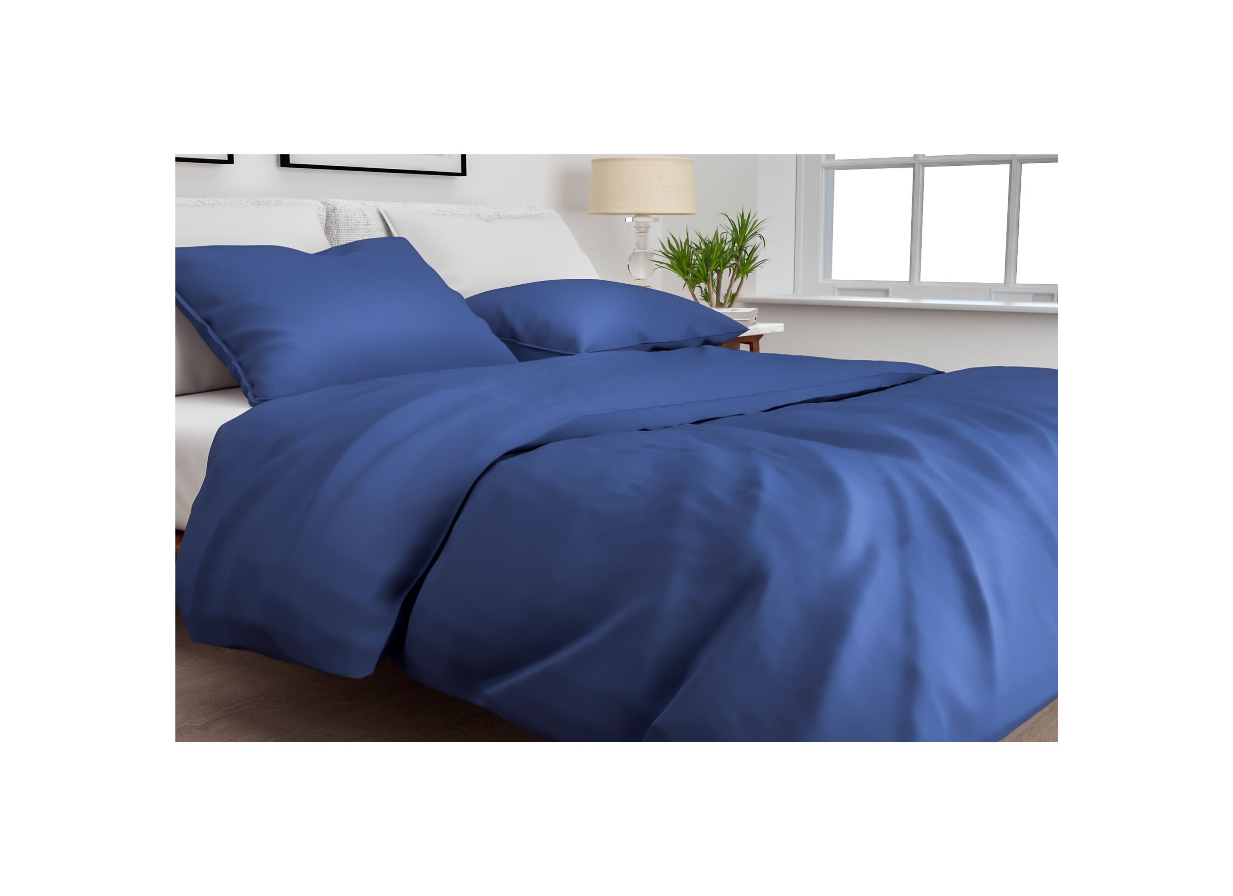 Foto ambiance - Housse de couette 240x220cm coton satin