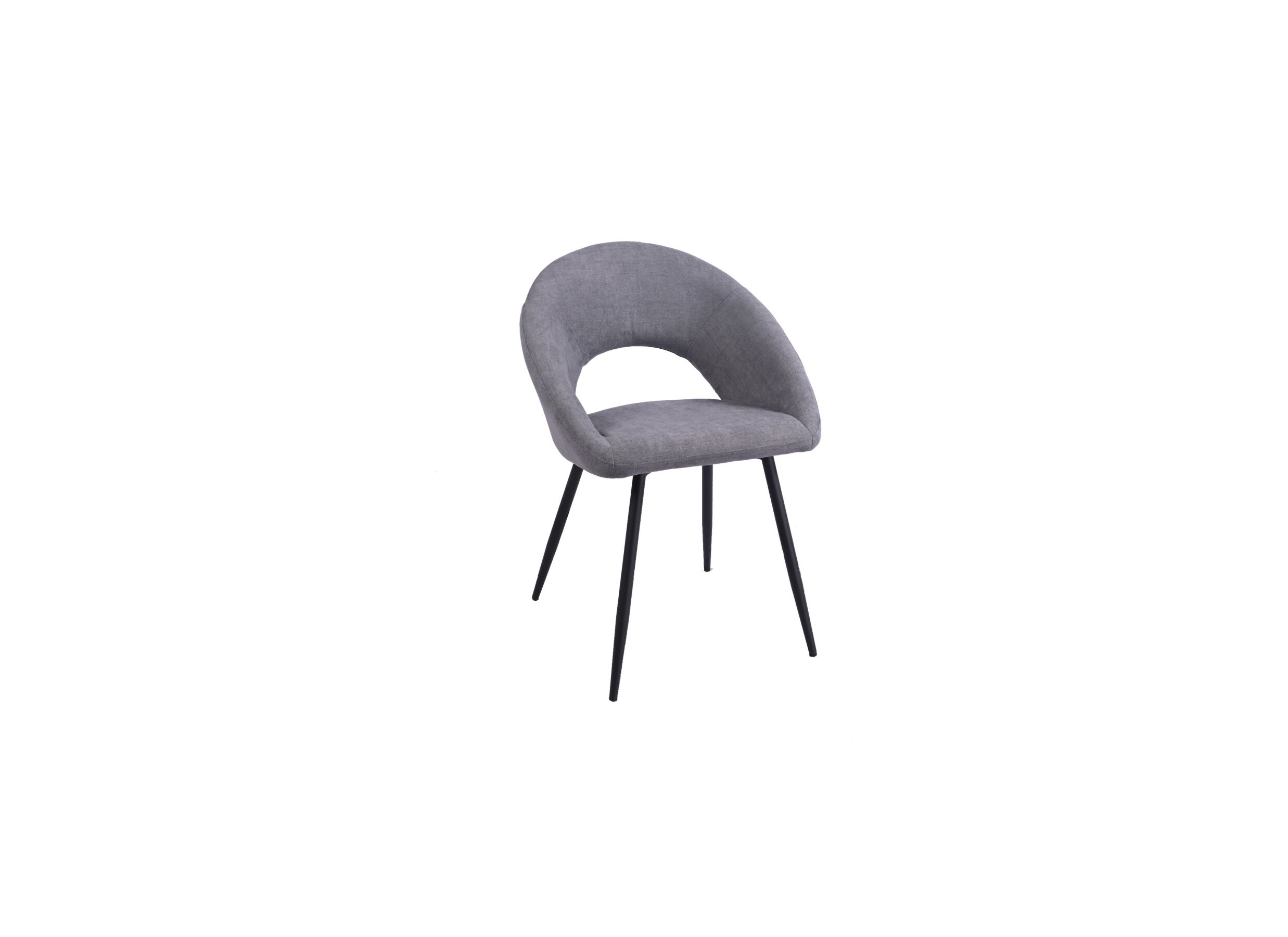 Stoel Imago 57,5x54,8x82,5cm - stof - donkergrijs