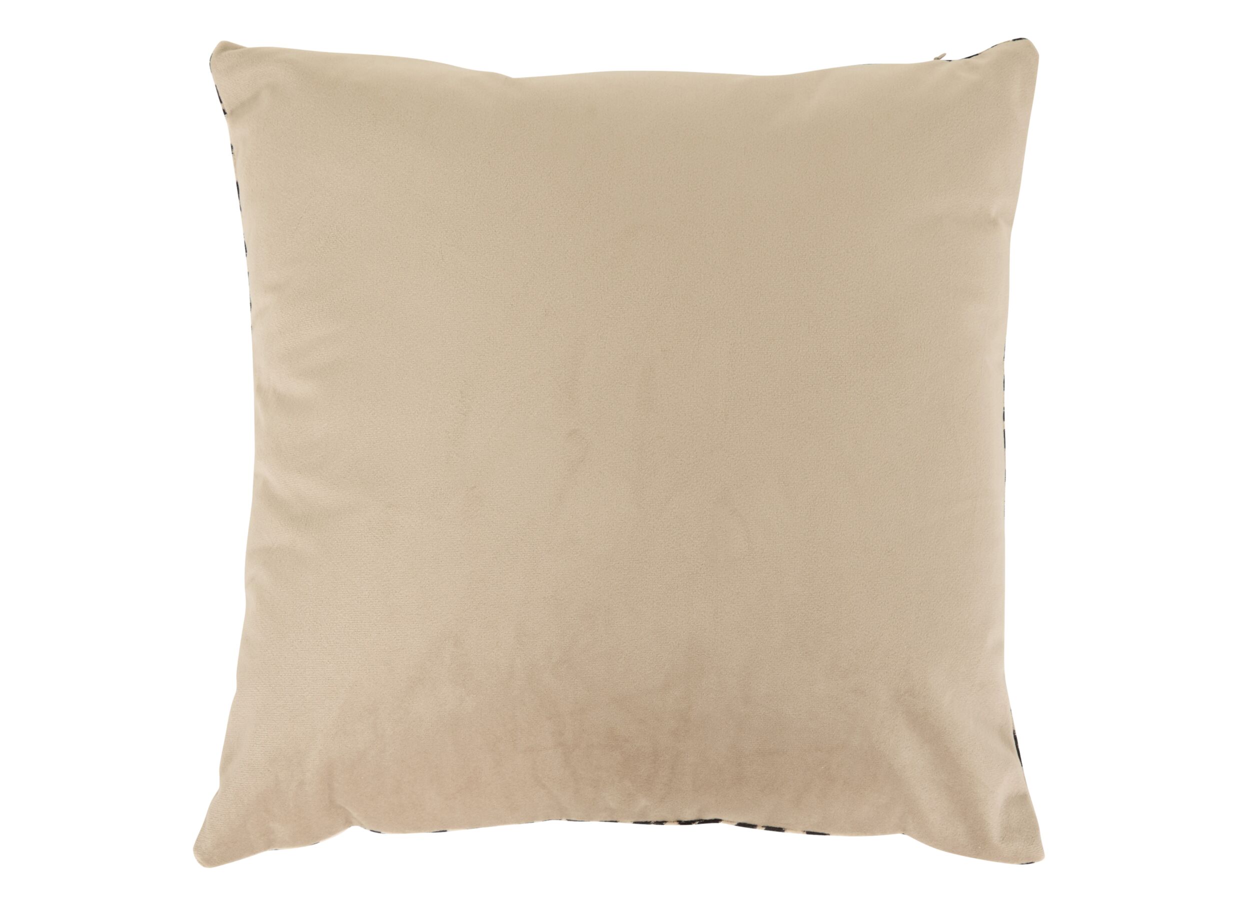 Overzichtsfoto - Kussen Lynra 40x40cm - polyester - zwart & bruin