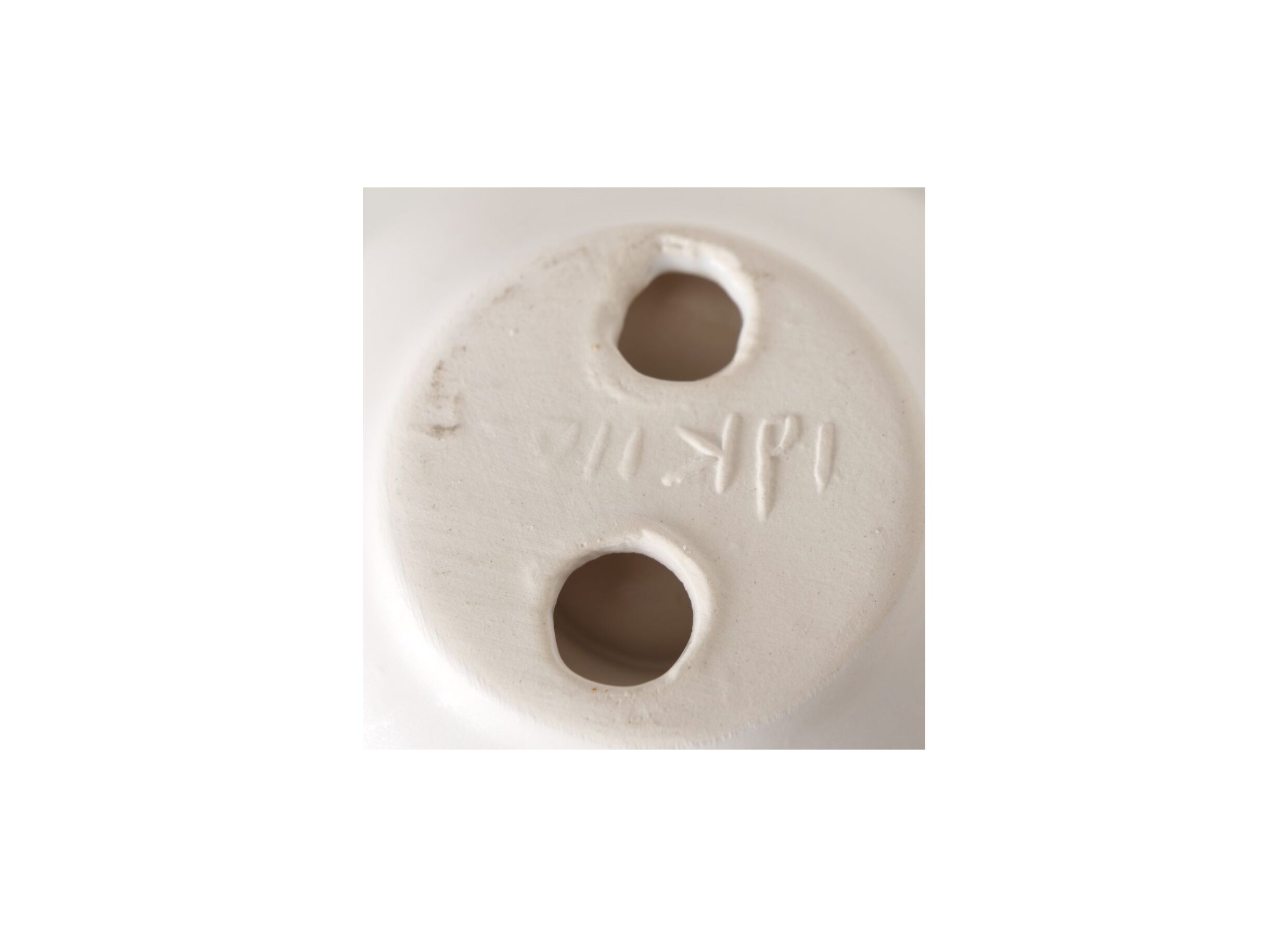 Detail - Porte-bougie Franyo H5cm beige blanc