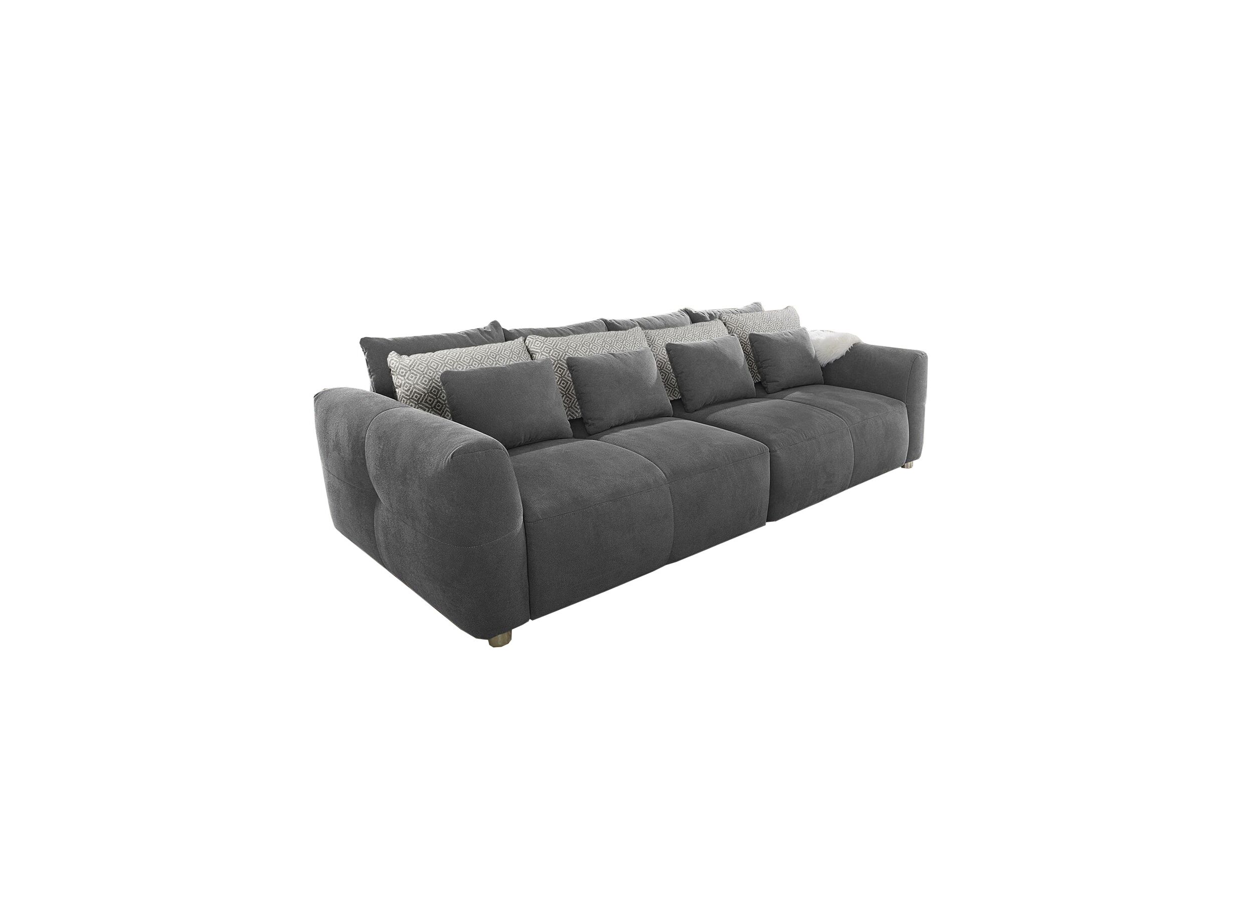 Zetel Gulliver 4-zit - stof - donkergrijs