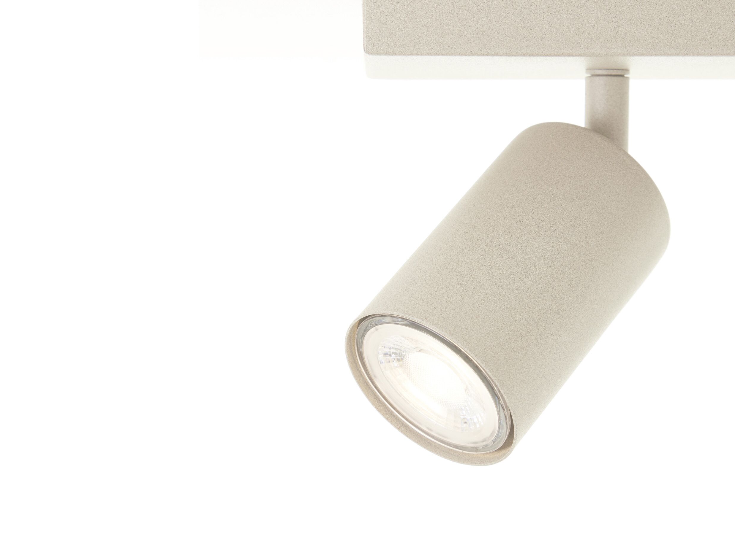 Detail - Spot Jello avec 5 spots 5W GU10 champagne
