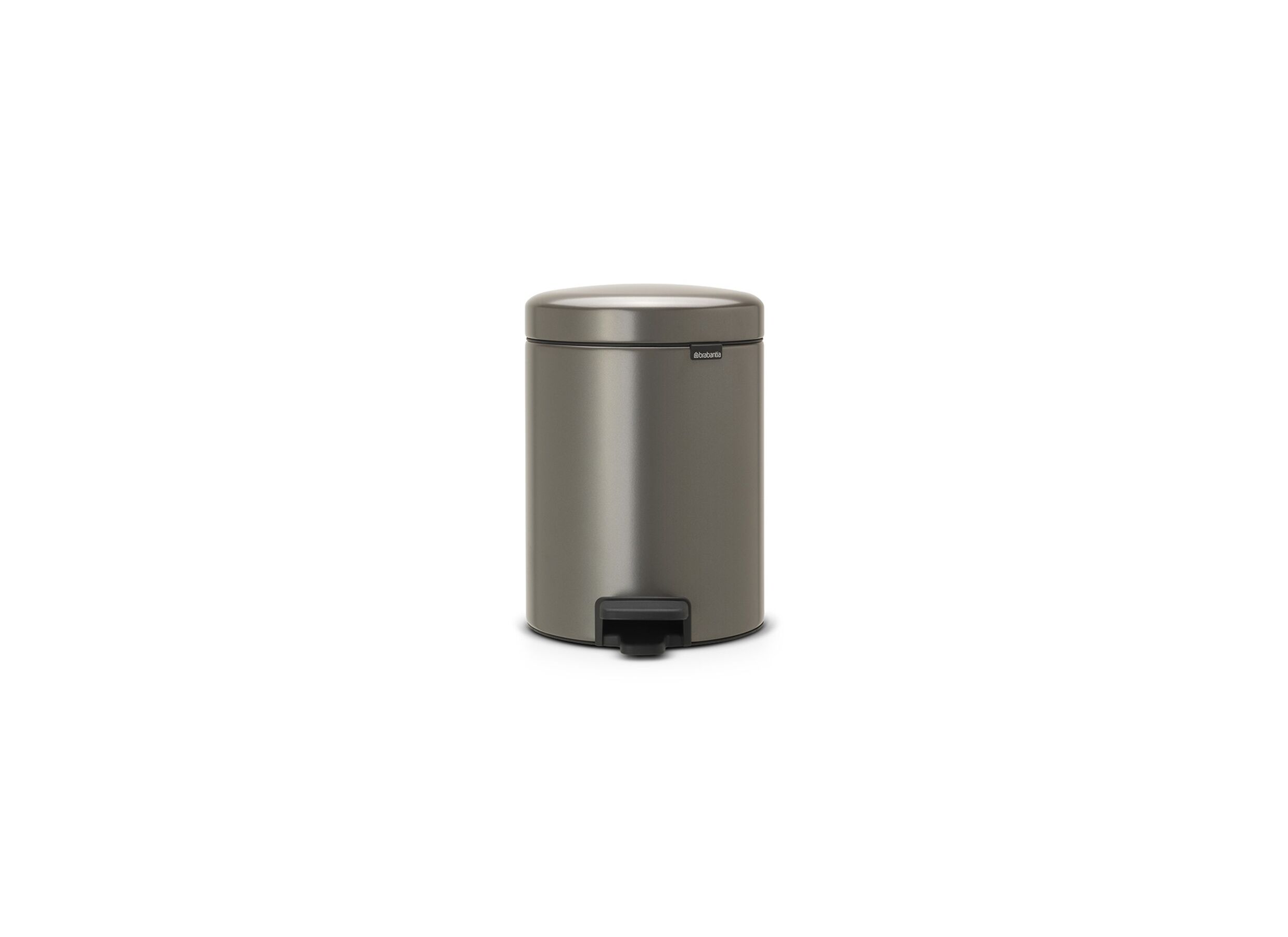 Poubelle à pédale NewIcon Brabantia 5L platinum - Poubelle à pédale NewIcon Brabantia 5L platinum