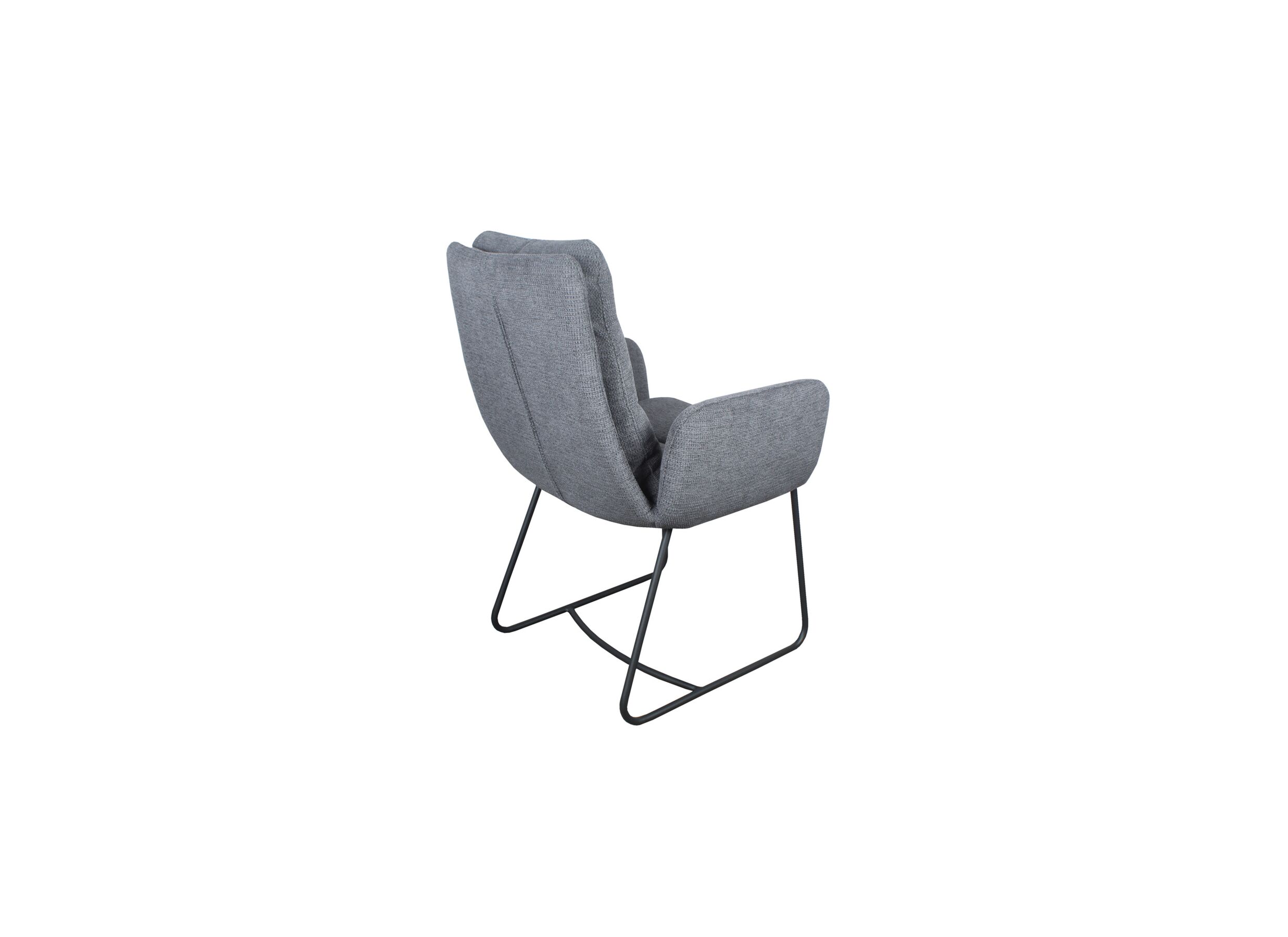 Stoel Crux 67x62x93cm - stof - grijs