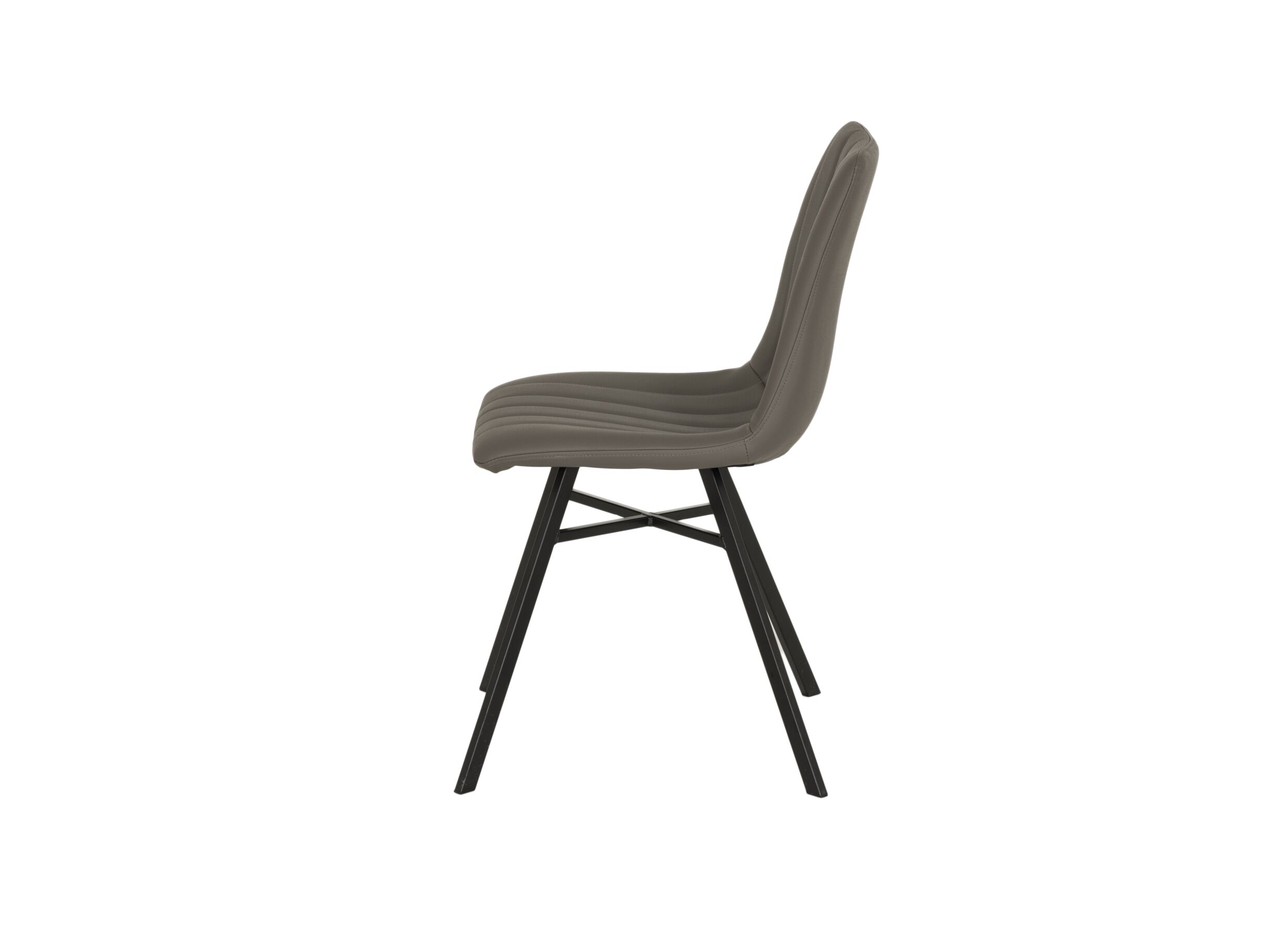 Aperçu - Chaise S190 45,5x56x87,5cm - similicuir - cappucino