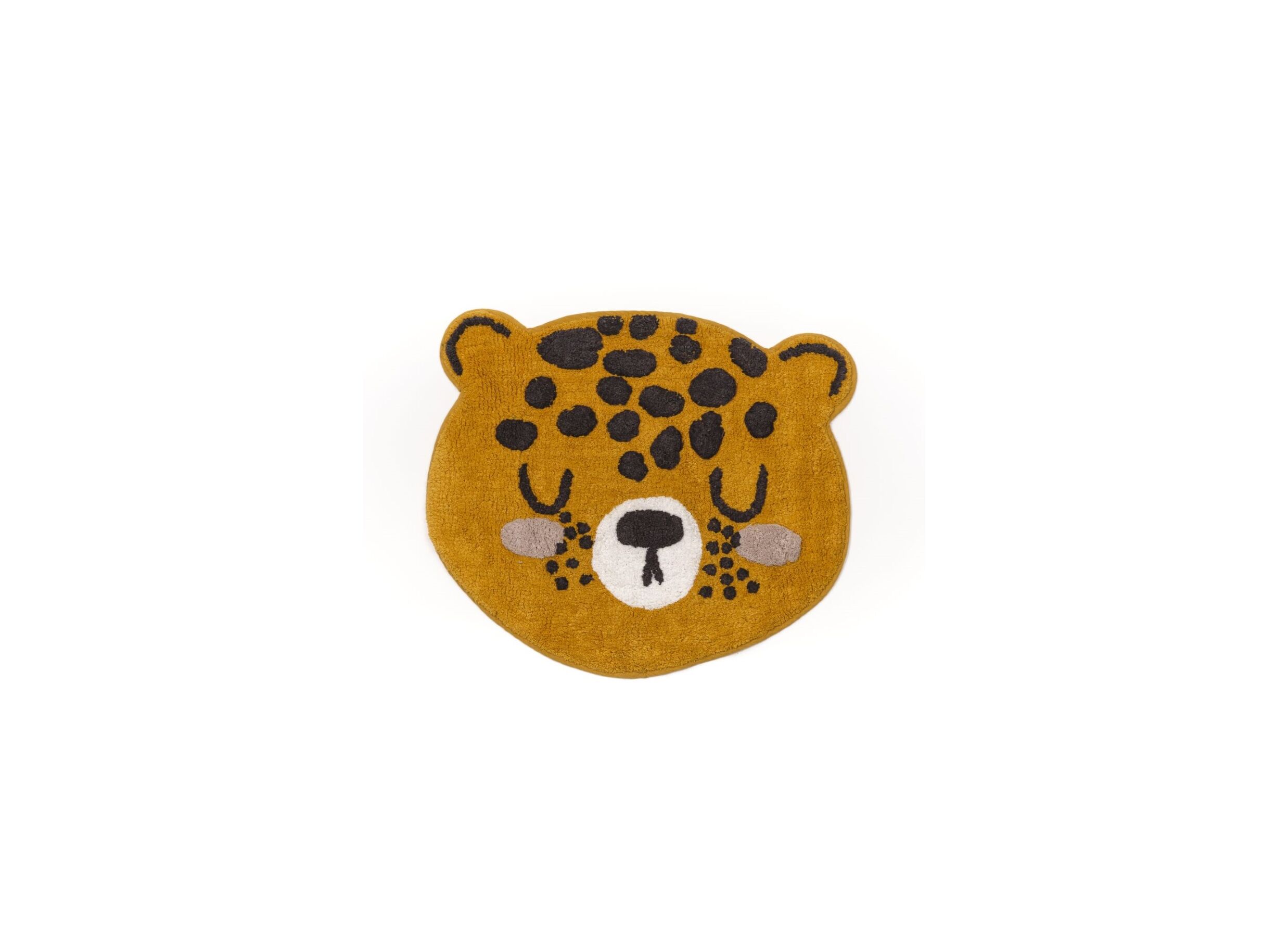 Kindertapijt Tijger 50x60cm zwart bruin