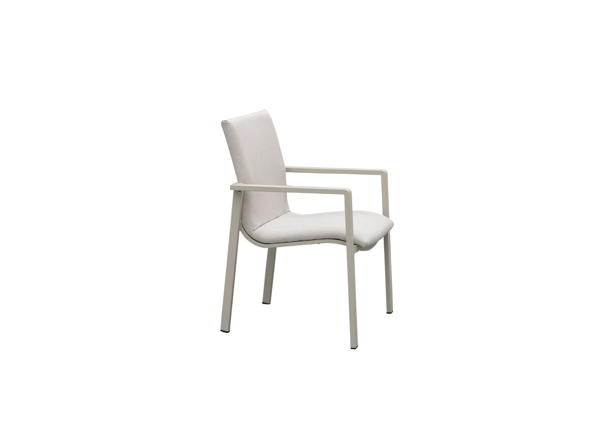 Plus Important - Chaise de jardin Cardamom 61x57x85cm - aluminium - greige