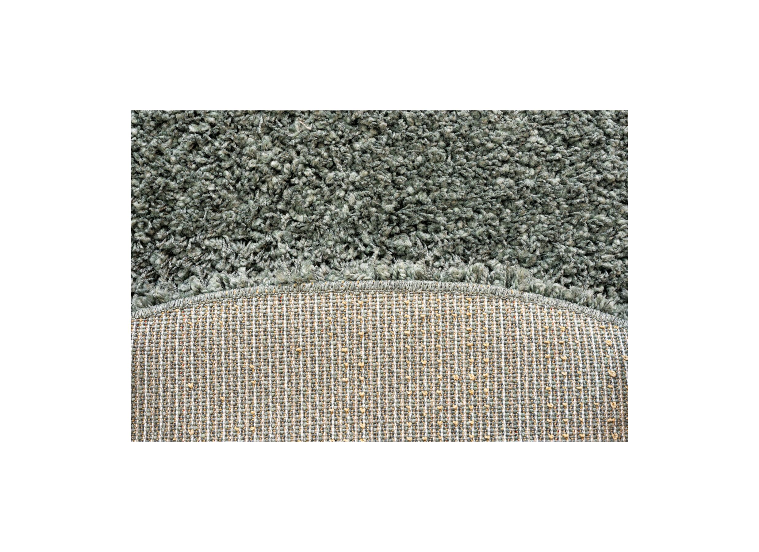 Detail - Tapis rond Twister Ø200cm - polypropylène - vert