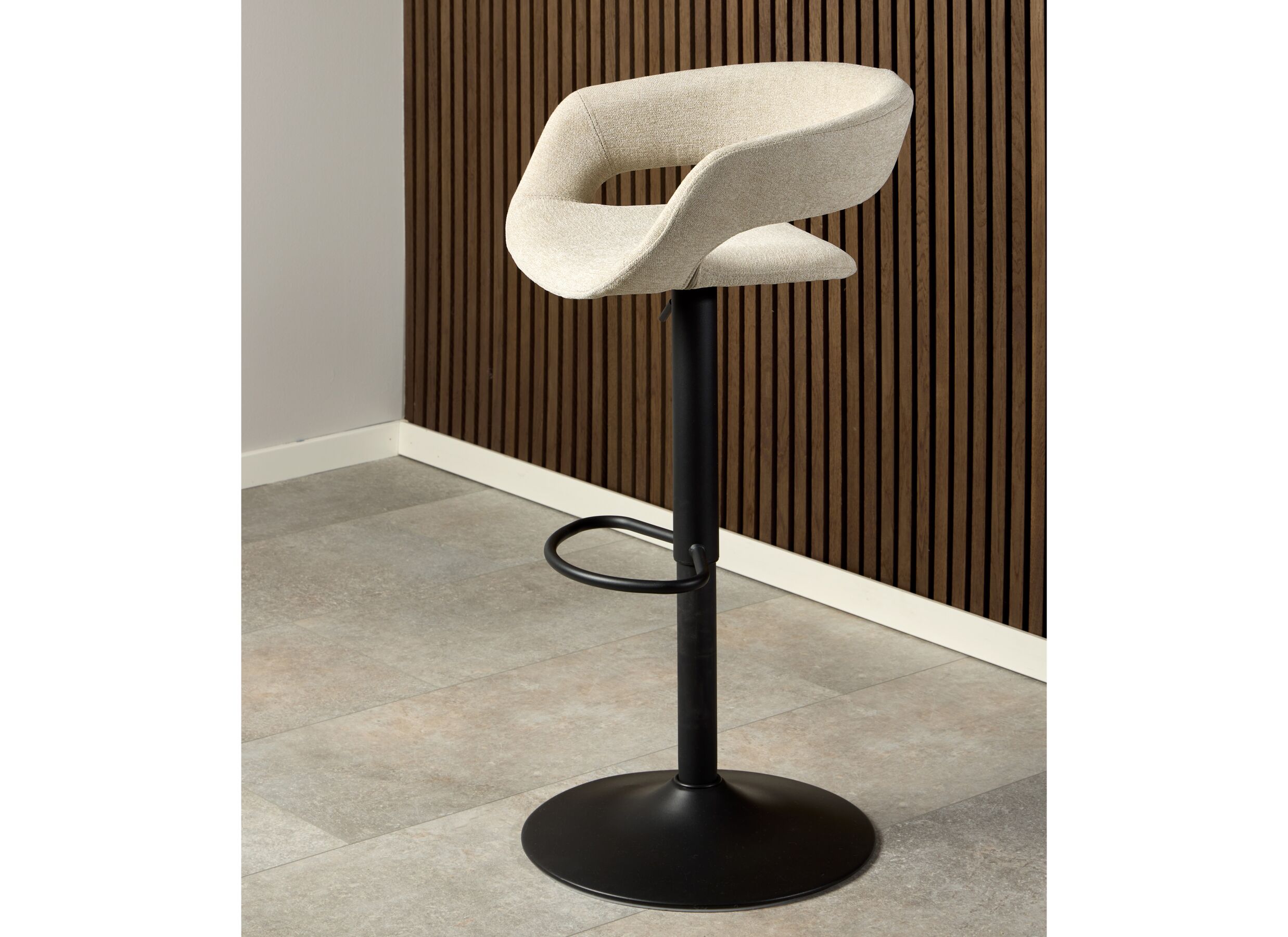 Foto ambiance - Chaise de bar HA59cm - tissu - sable
