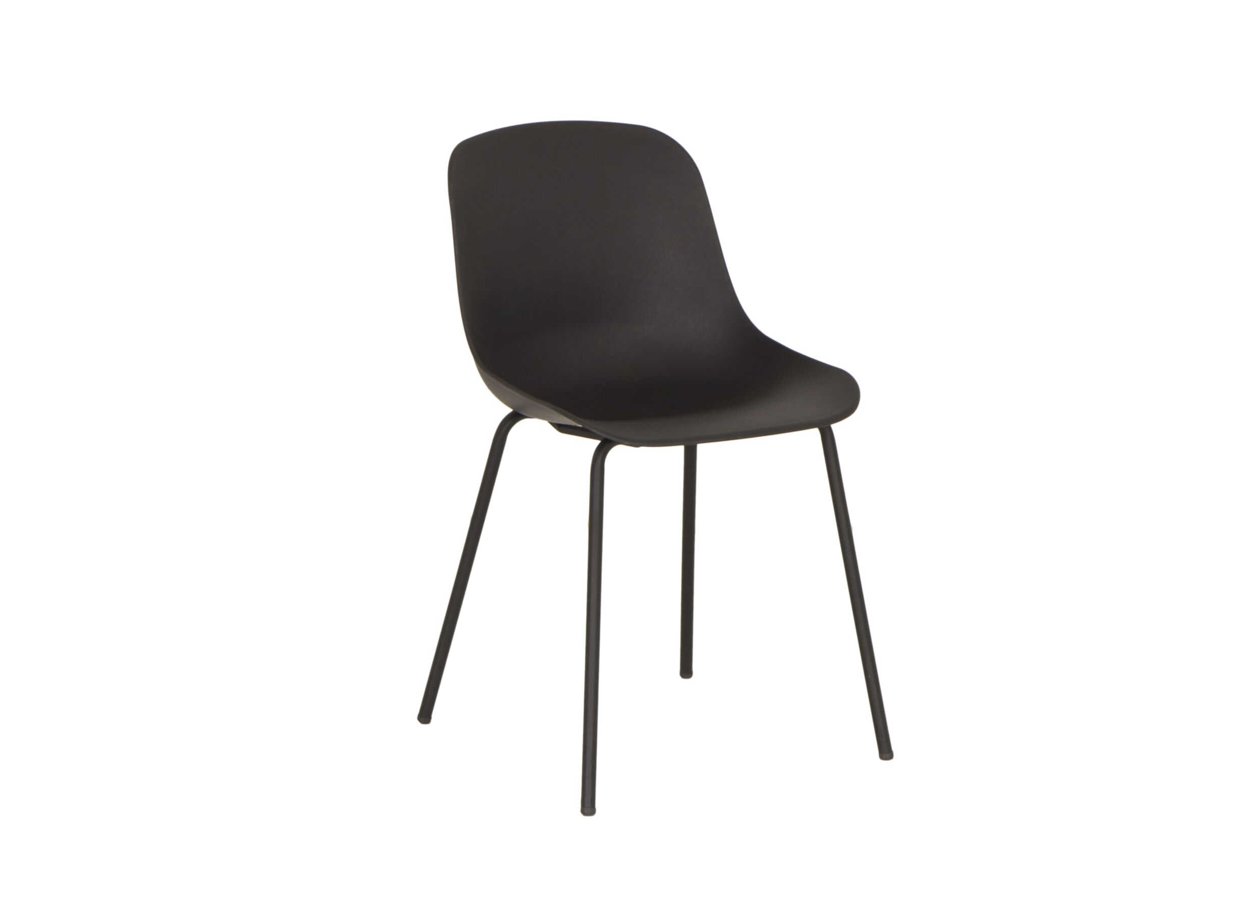 Chaise Atacama 46x48x80cm - plastique - noir