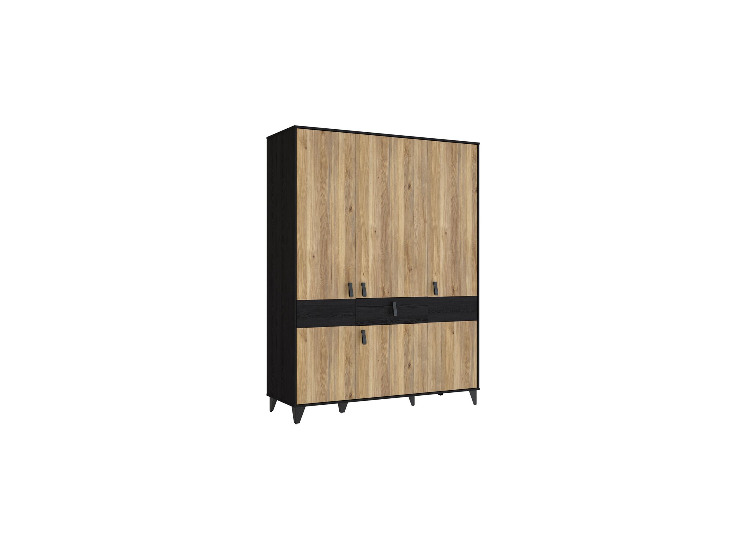 Garde-robe Lya 153cm - Garde-robe Lya 153cm - décor - cabezone oak/mauvella