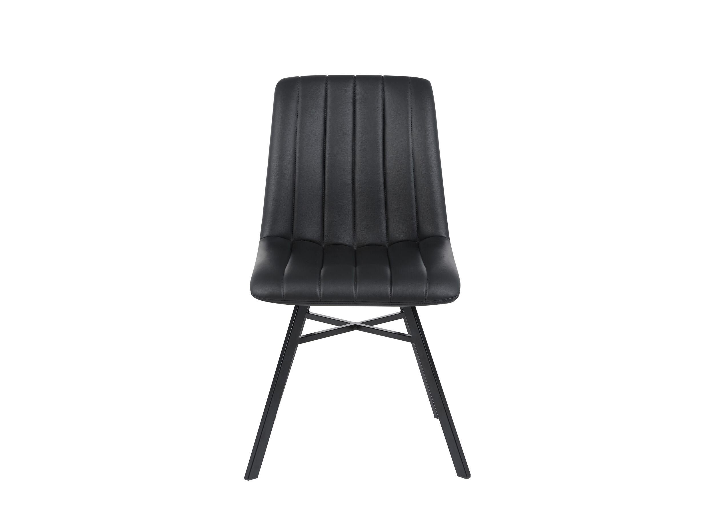 Aperçu - Chaise Gorgo 58x51x86cm - similicuir - noir