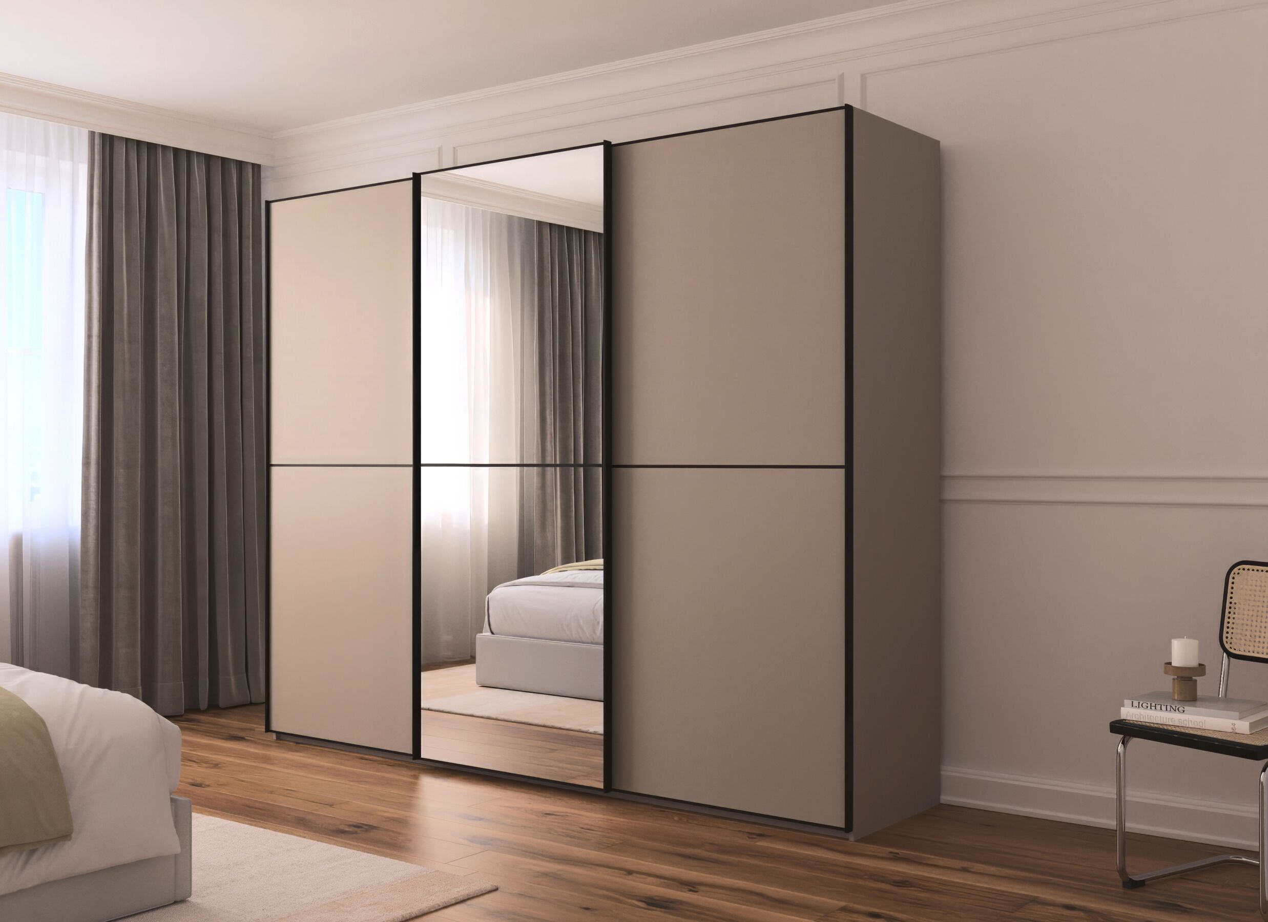 Sfeerfoto - Schuifdeurkast 270cm - decor - fango