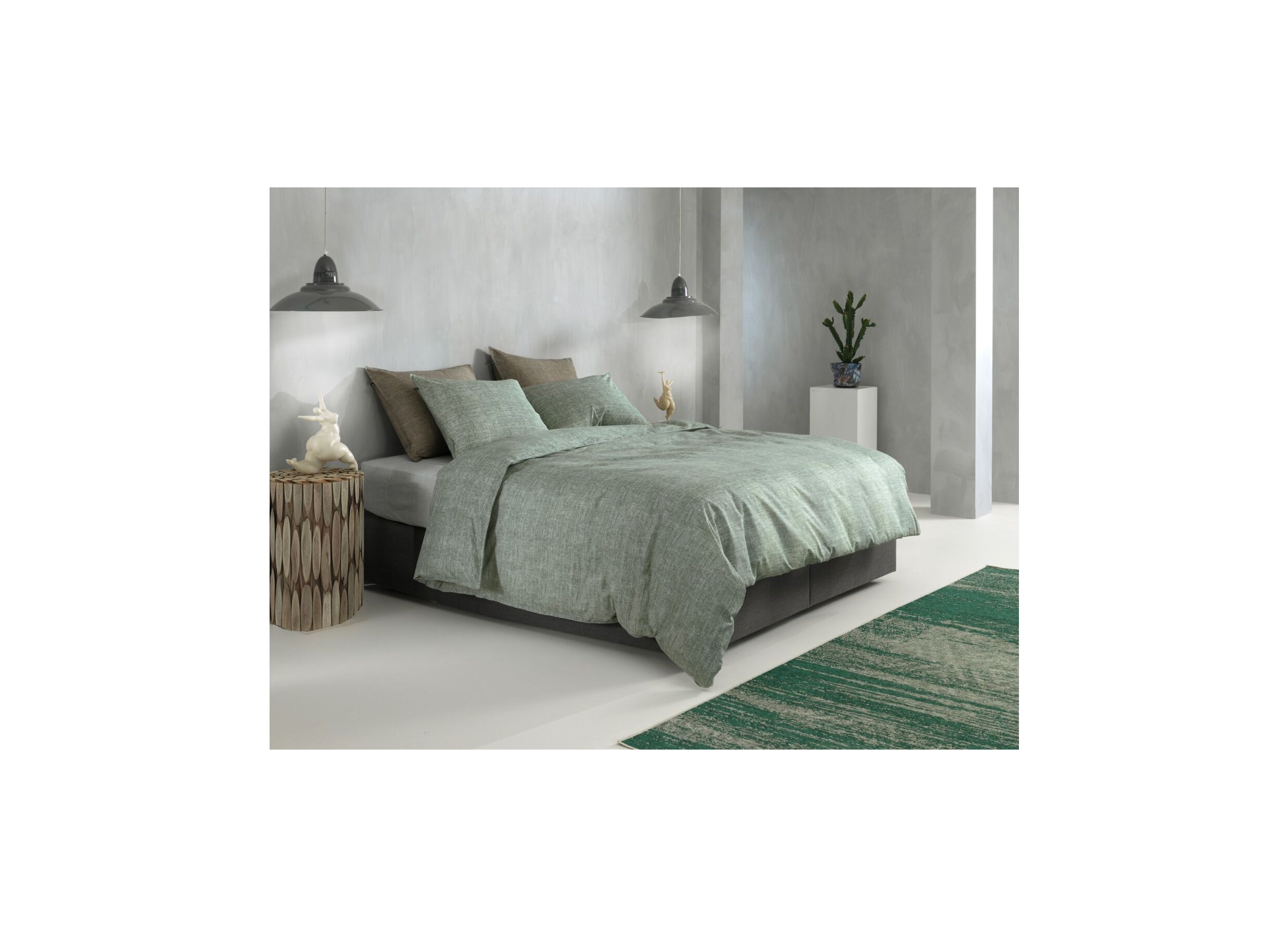 Foto ambiance - Housse de couette 200x220cm coton