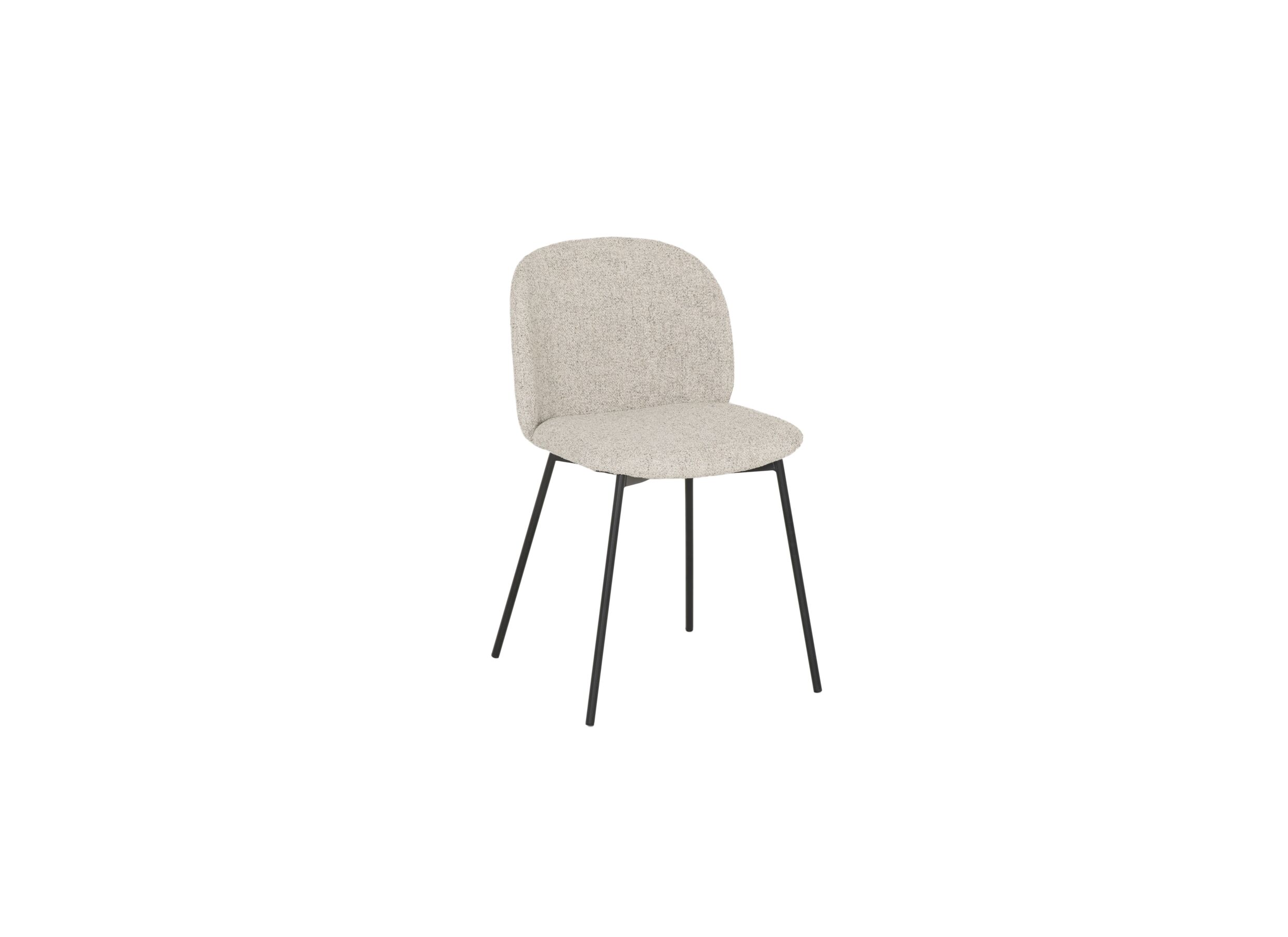 Stoel Stone 48x52x81cm - stof - beige - Stoel Stone 48x52x81cm - stof - beige