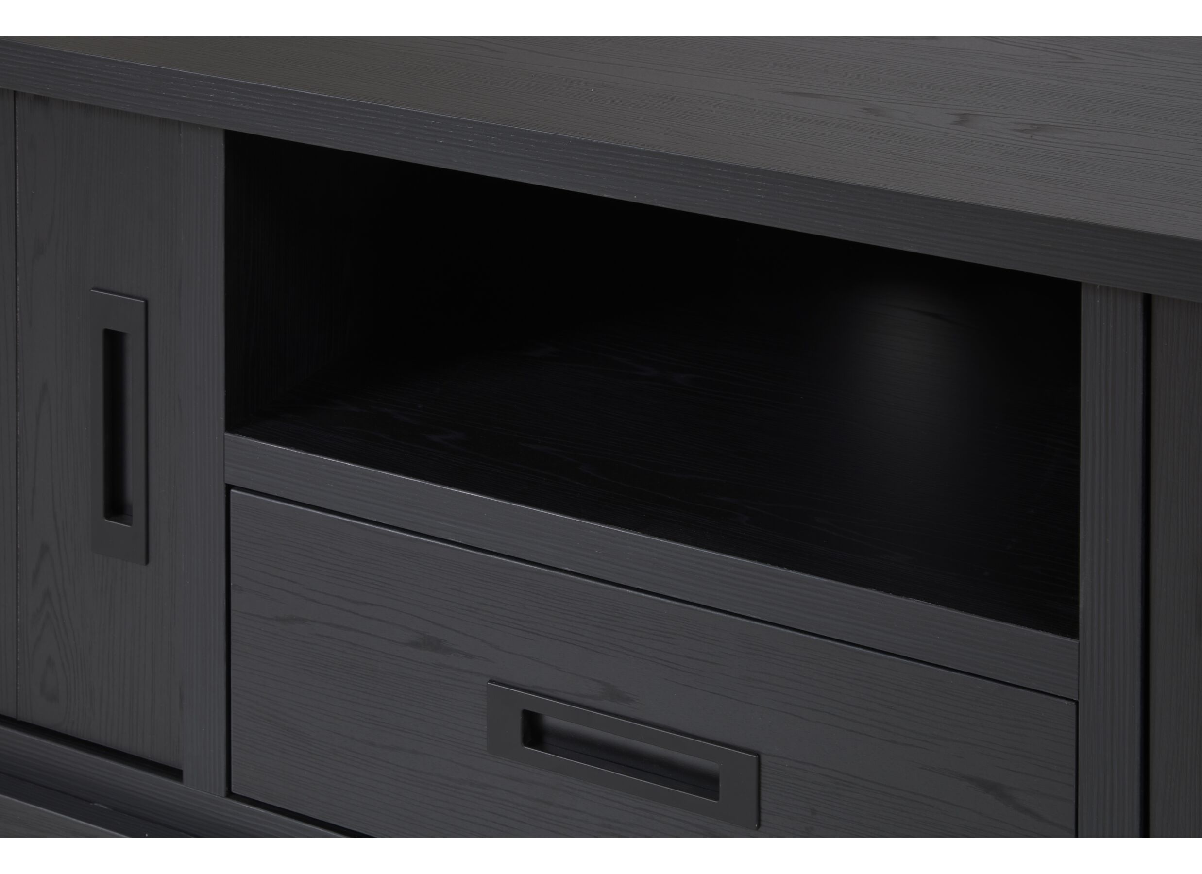 Detail - Meuble TV Raphael 165,8cm - melamine - NOX