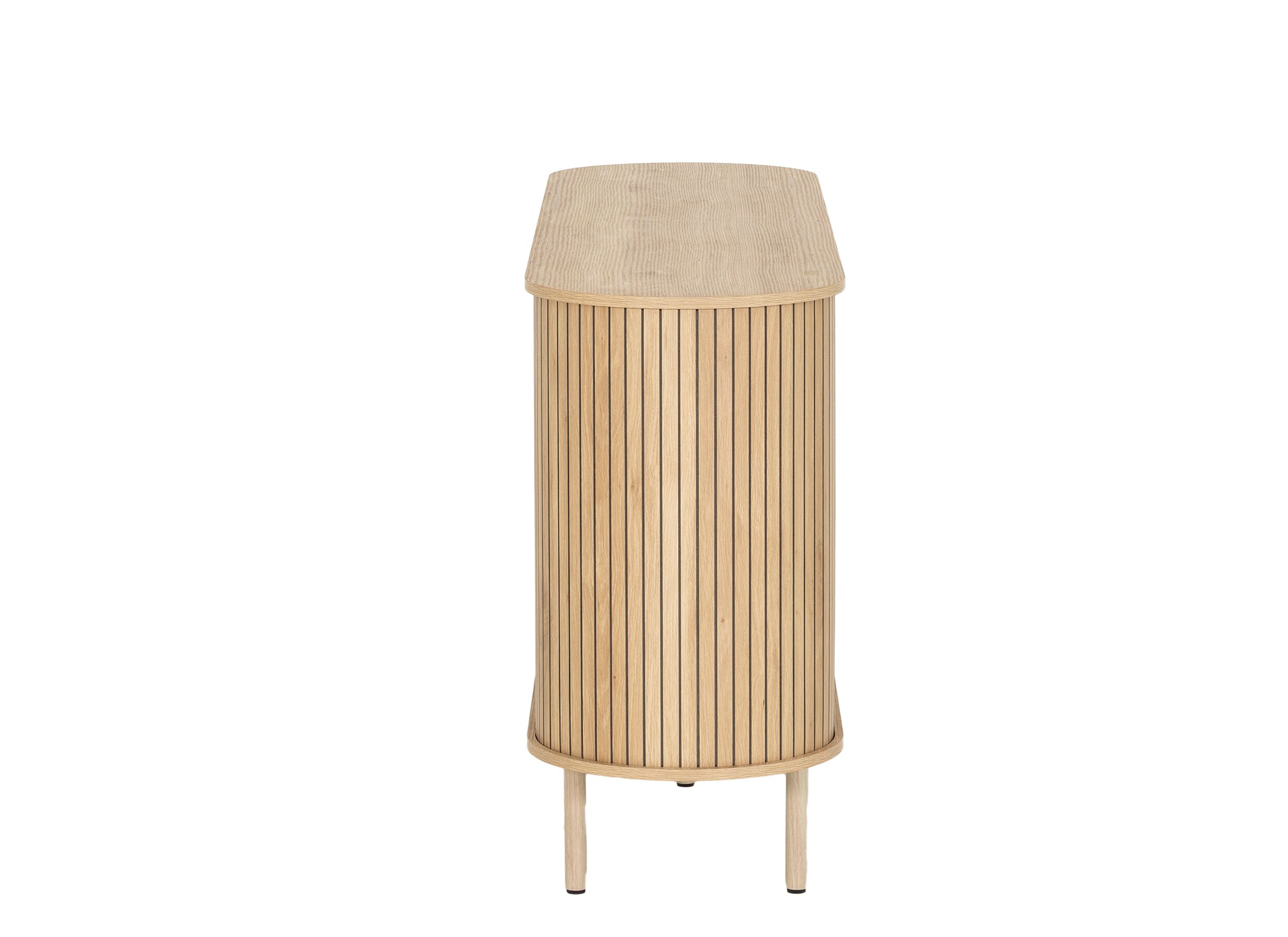 Aperçu - Commode Craze 160x40x80cm - mélamine - light oak