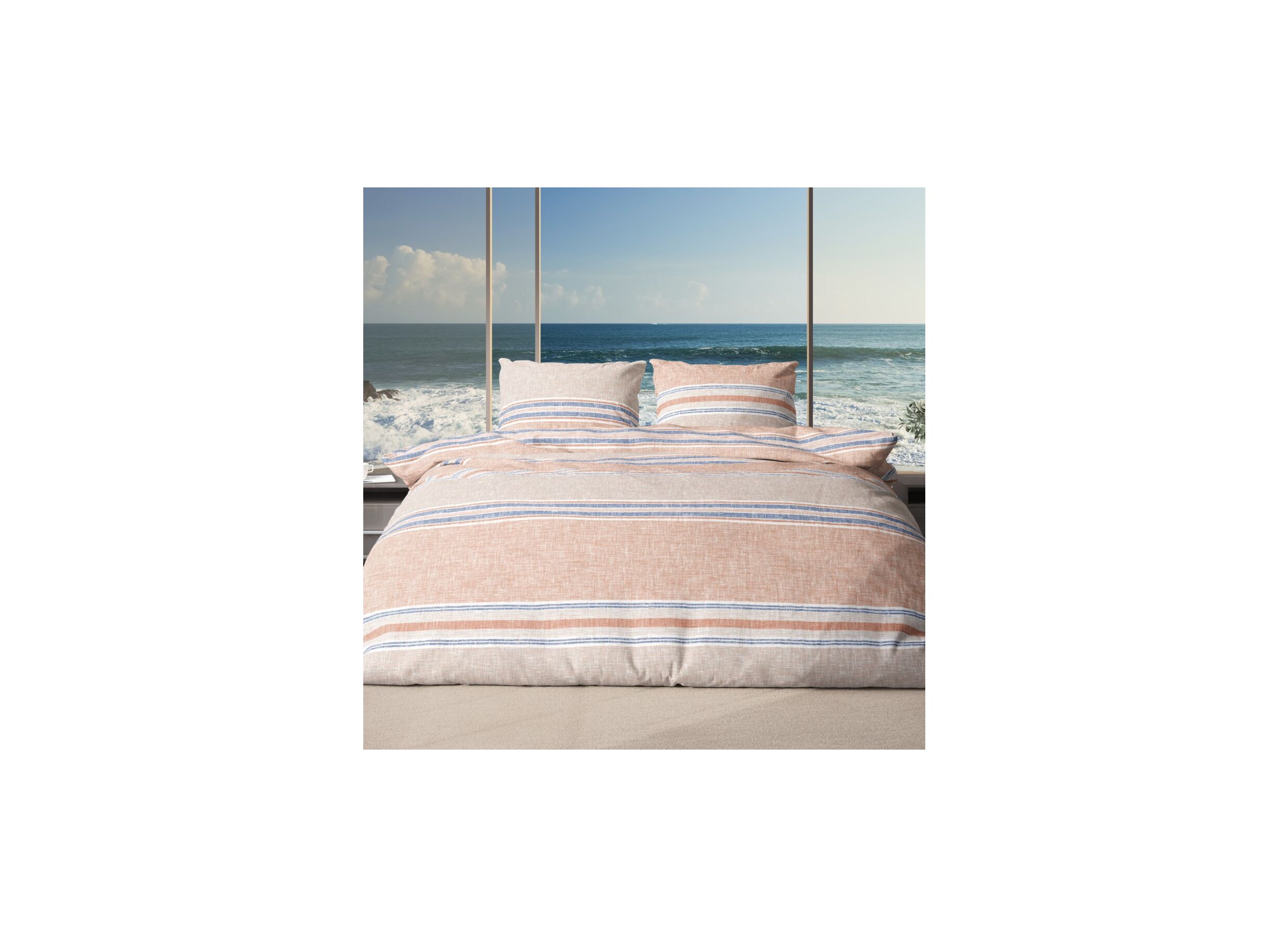Foto ambiance - Housse de couette Alfie 240x200/220cm coton