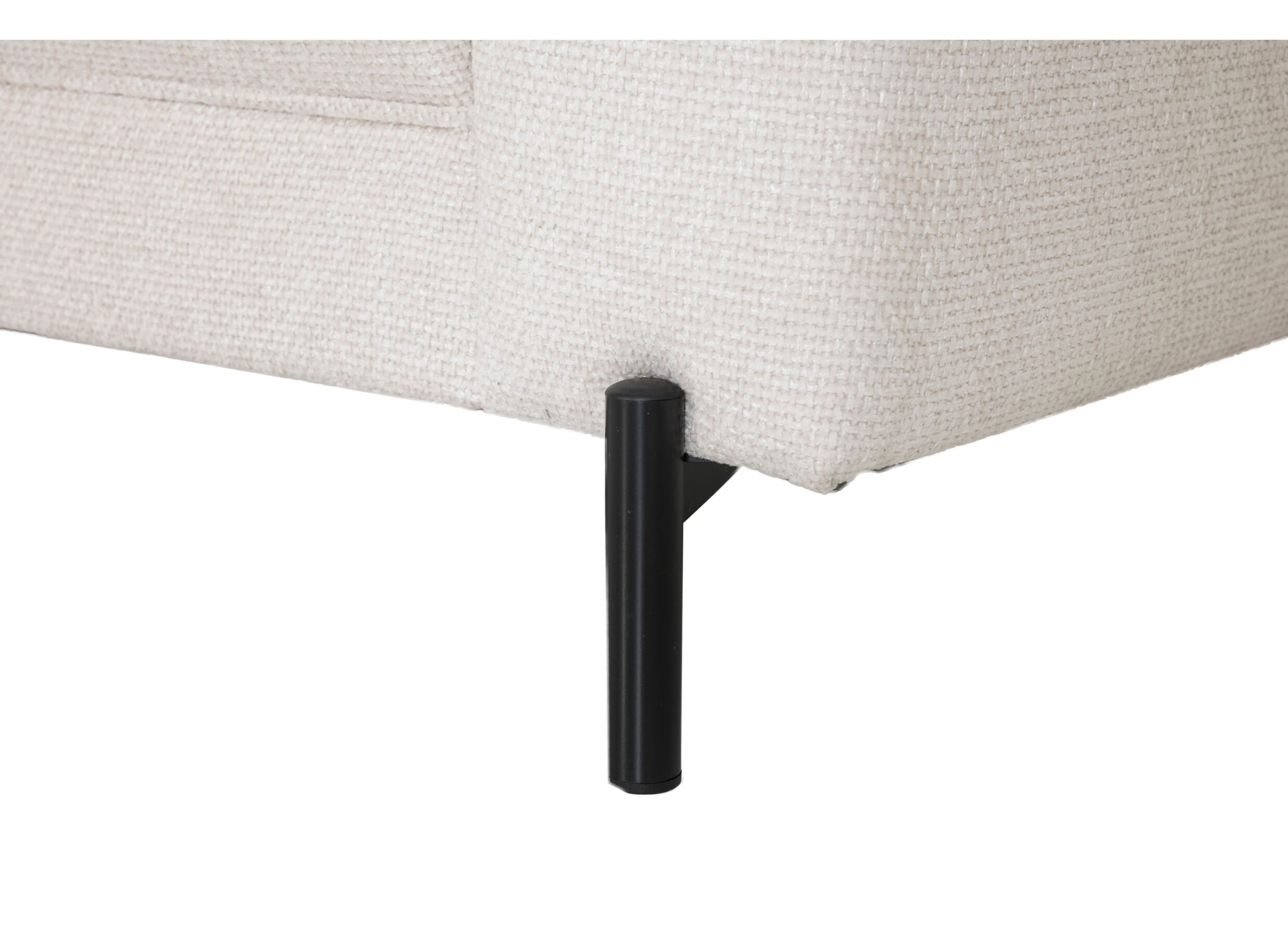 Hoeksalon Liva 325x161cm - stof - wit