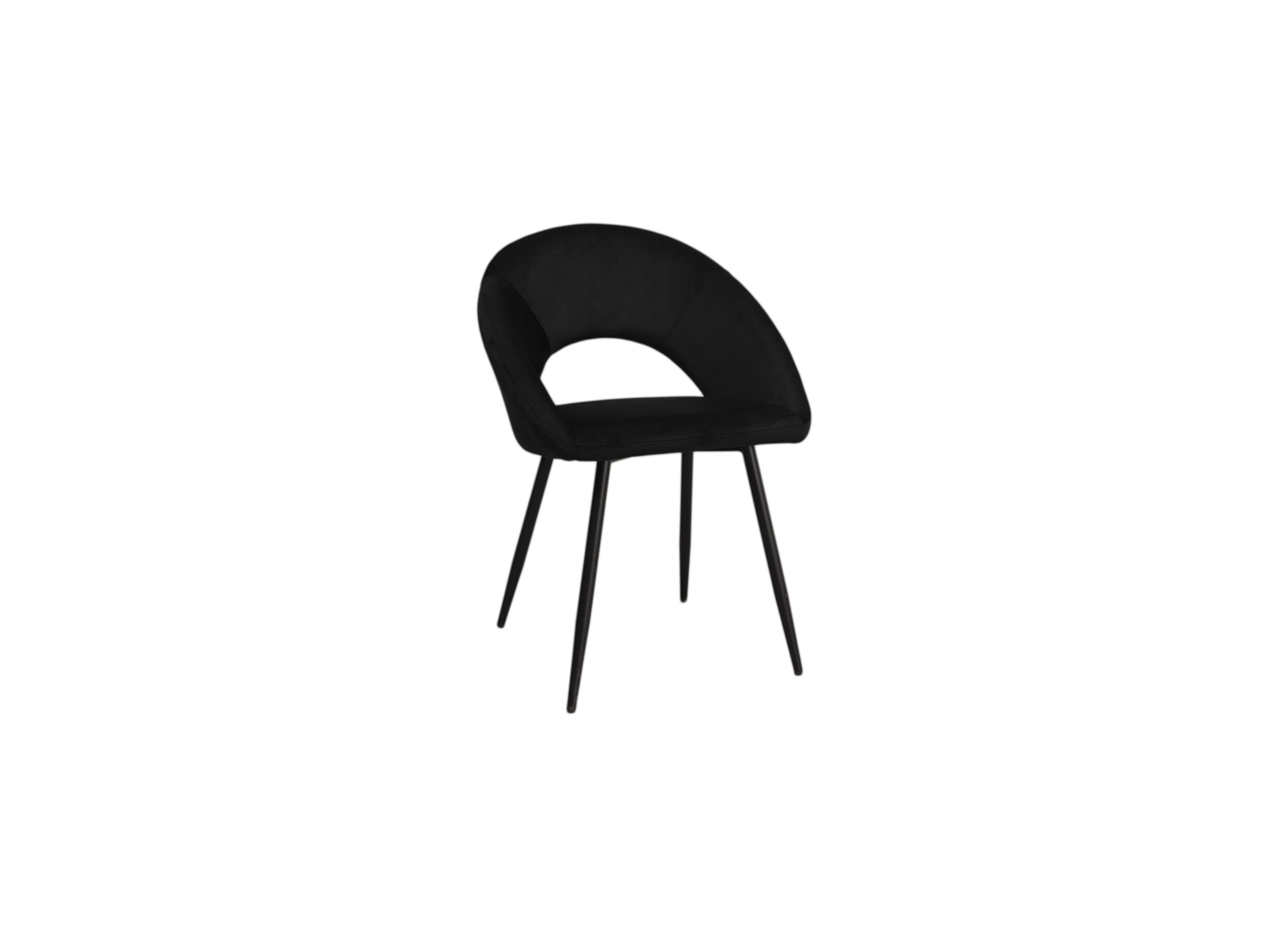 Stoel Imago 57,5x54,8x82,5cm - stof - zwart