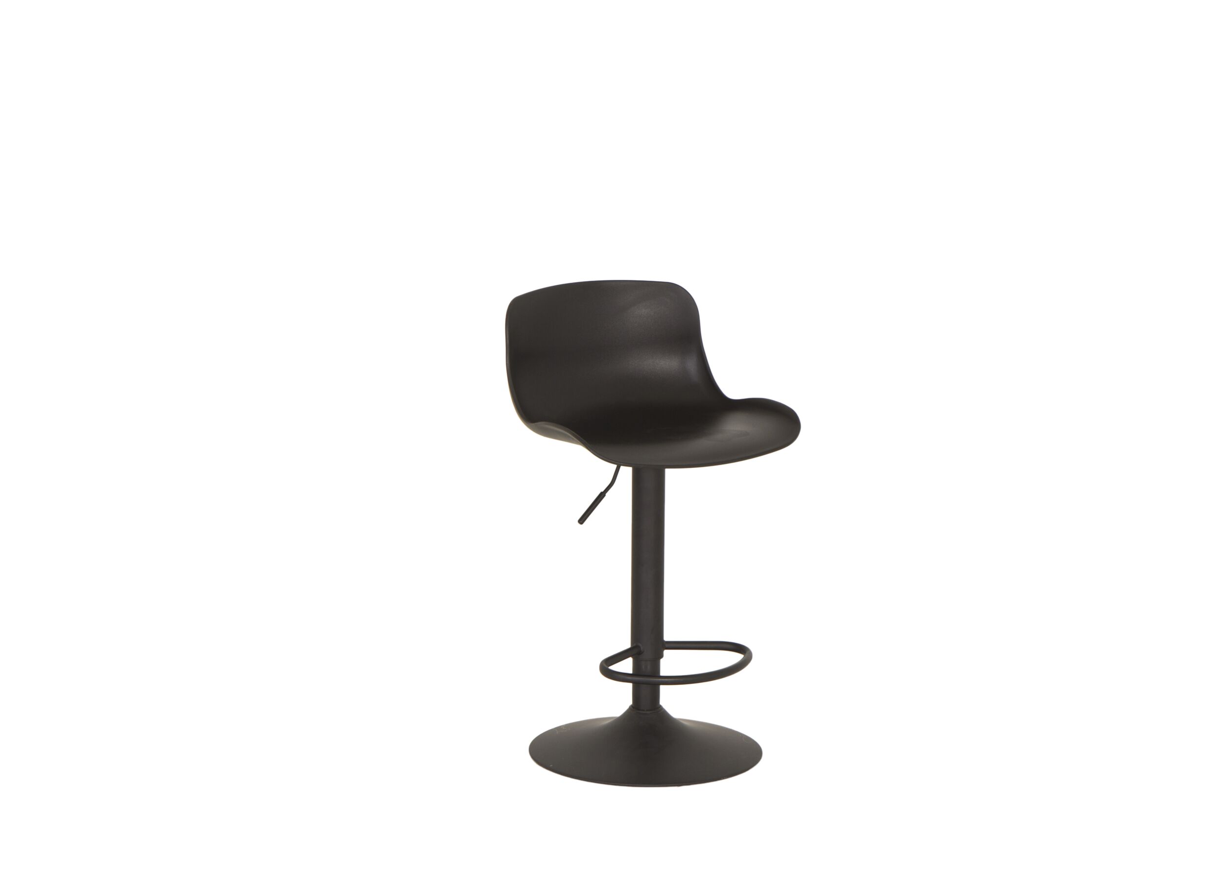 Barstoel Dune ZH57-78cm - kunststof - zwart
