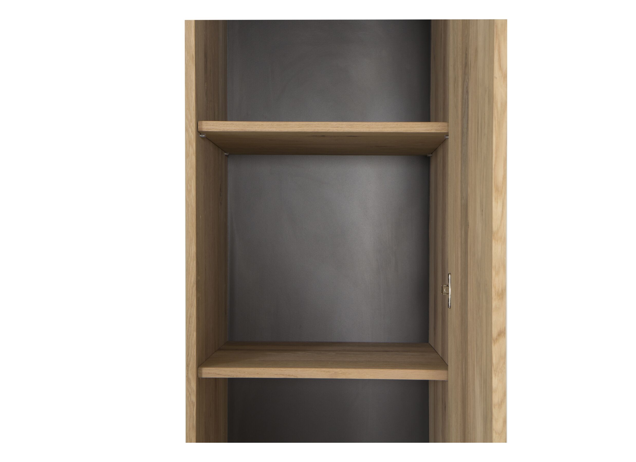 Foto ambiance - Étagère Holmes 58x46,5cm MDF et chêne placage naturel, lot de 2