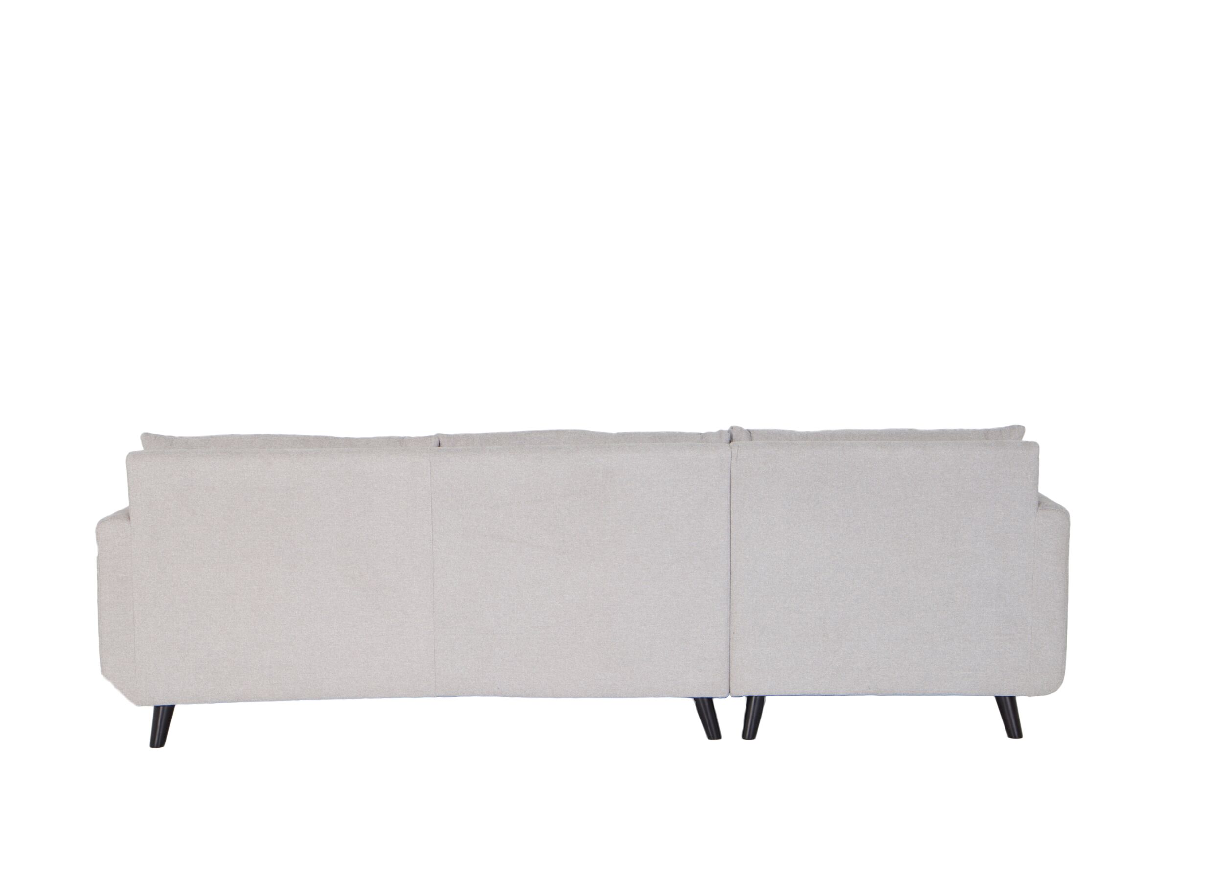 Hoeksalon Pretorio 264x167cm - stof - grijs