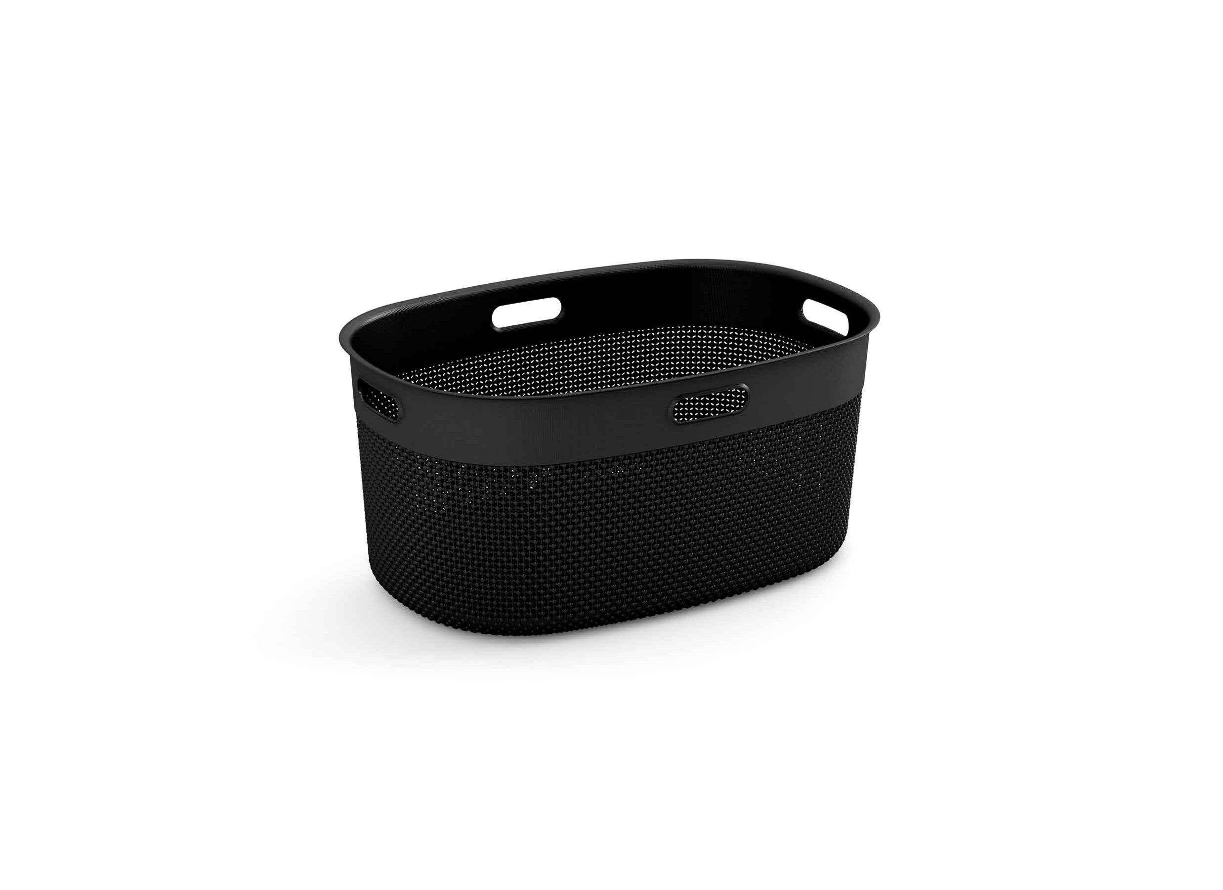 Panier à linge Filo 59x39x27cm noir - Panier à linge Filo 59x39x27cm noir