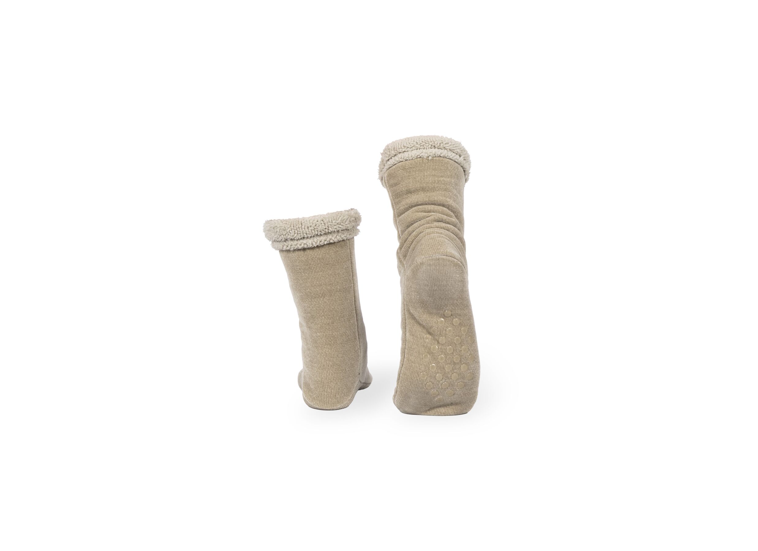 Overzichtsfoto - Sokken 43x11cm chenille zand