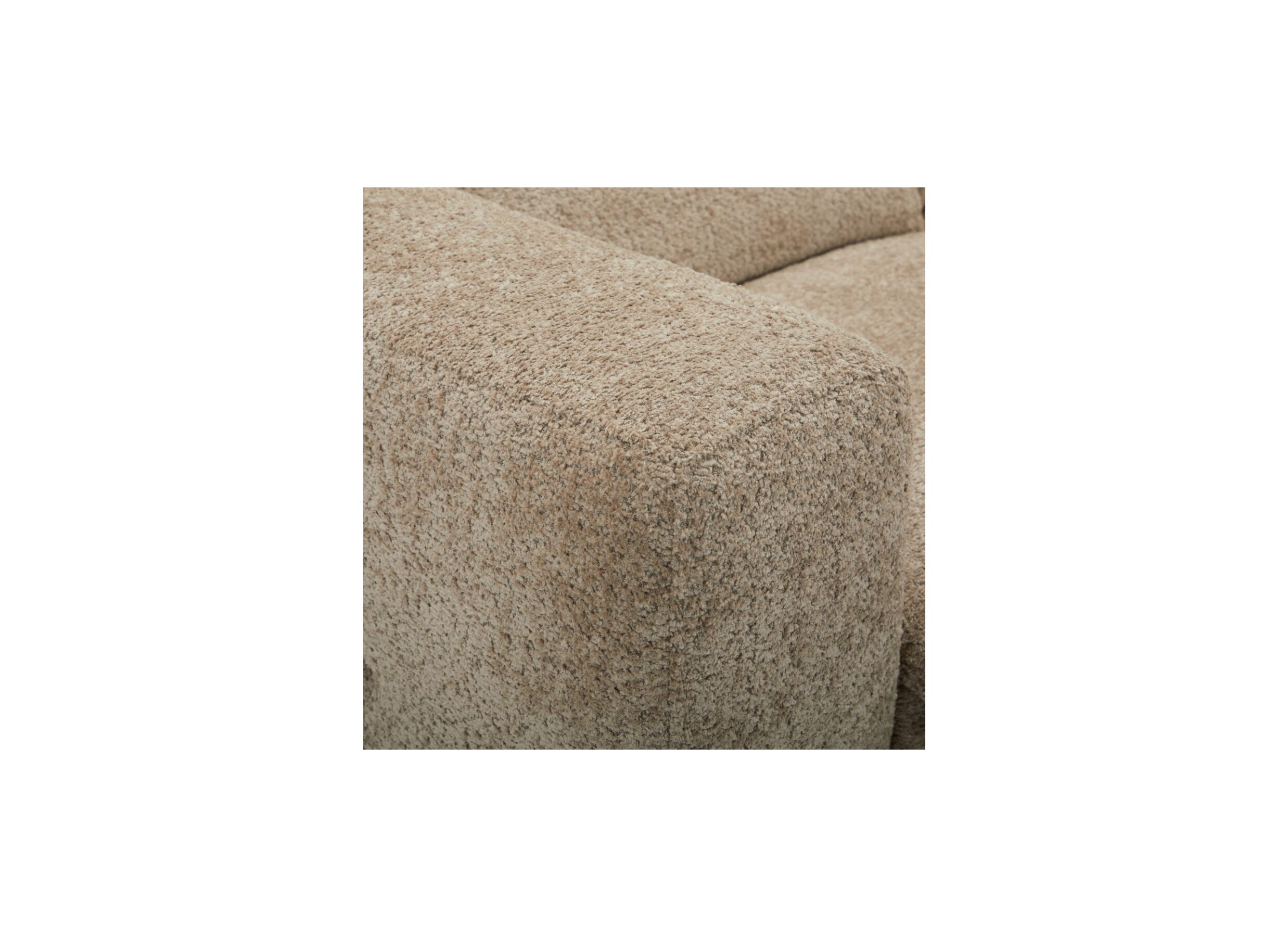 Detailfoto - Hoeksalon Cine 277x168cm - stof - taupe met relax