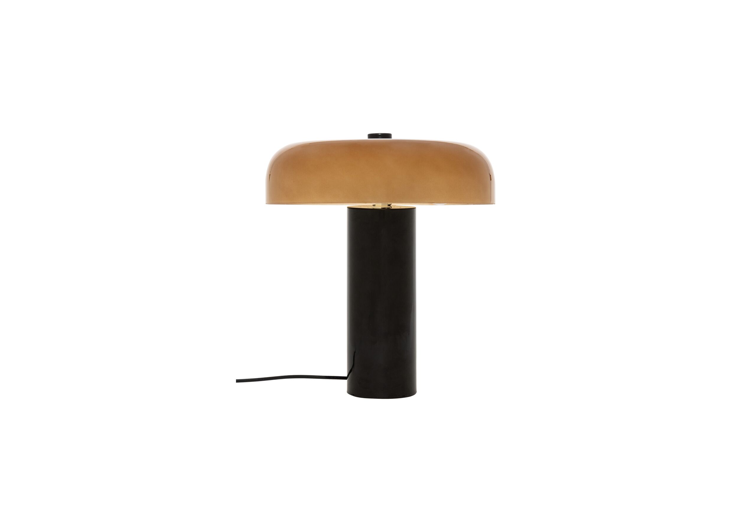 Aperçu - Lampe de table Jody E27 H27cm - verre & métal - ambre