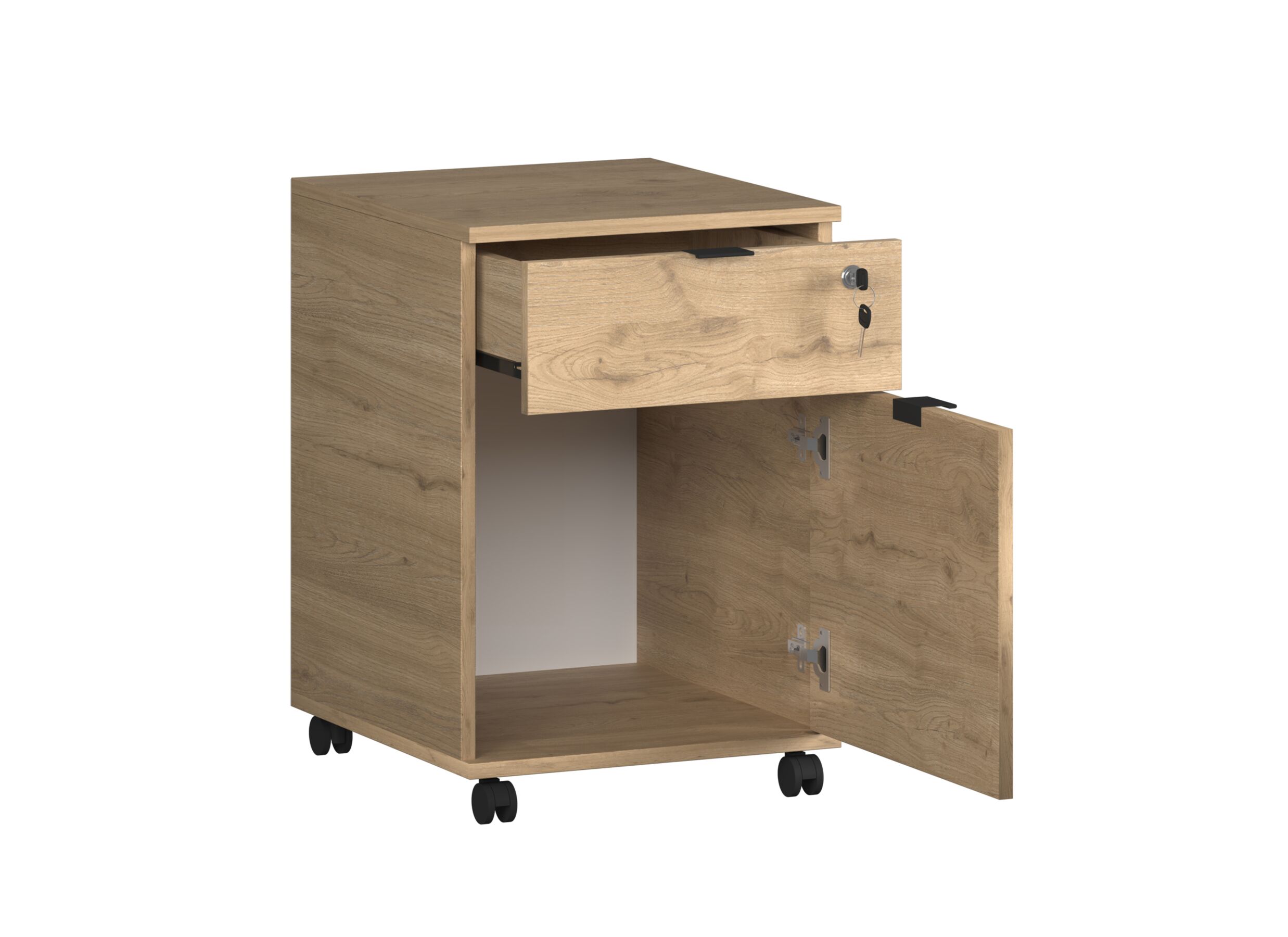Indeling - Ladeblok Merida 41x41x61cm - melamine - florida met slot