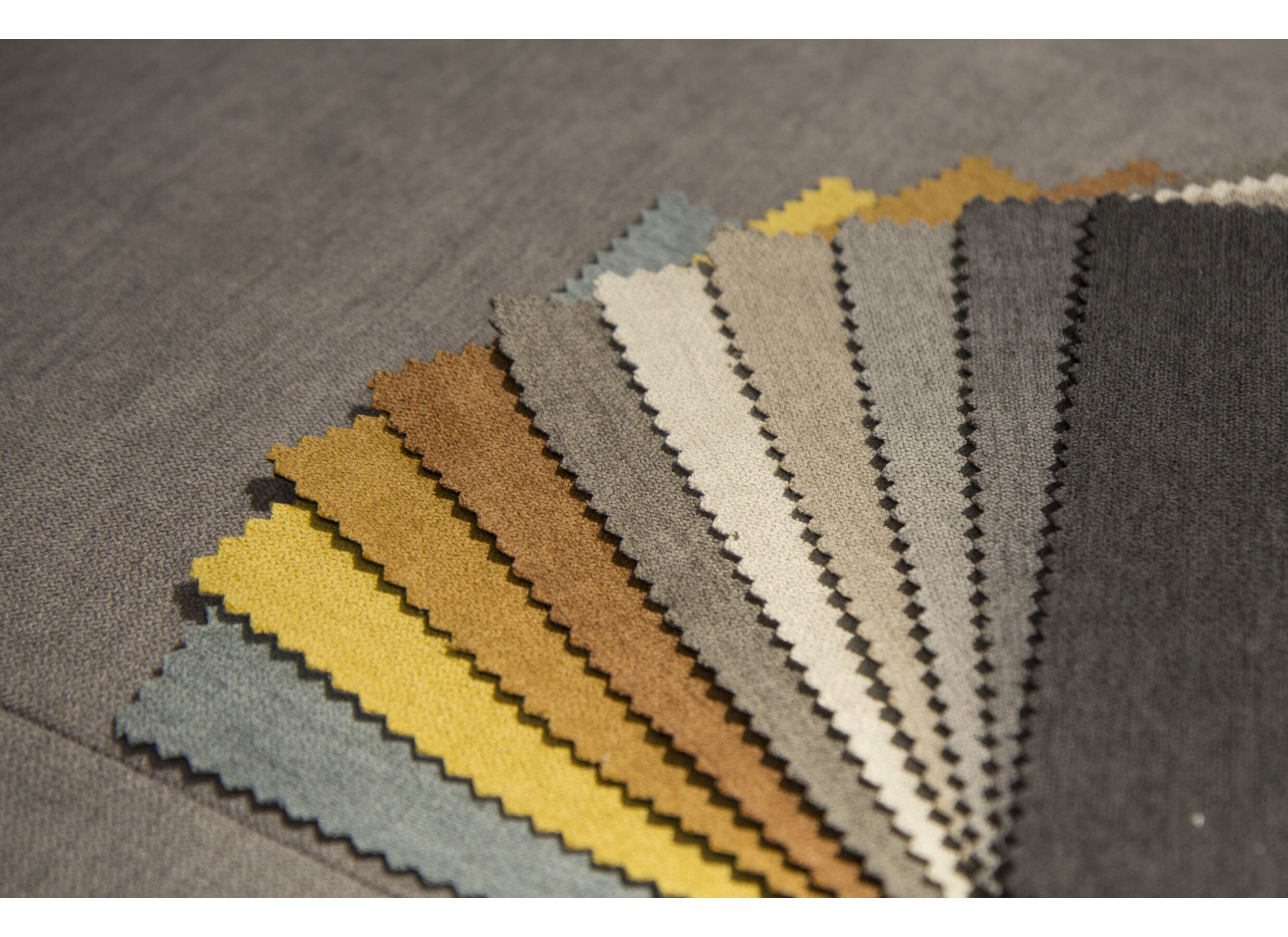 Canapé d'angle Marlon 332x268cm - tissu - gris