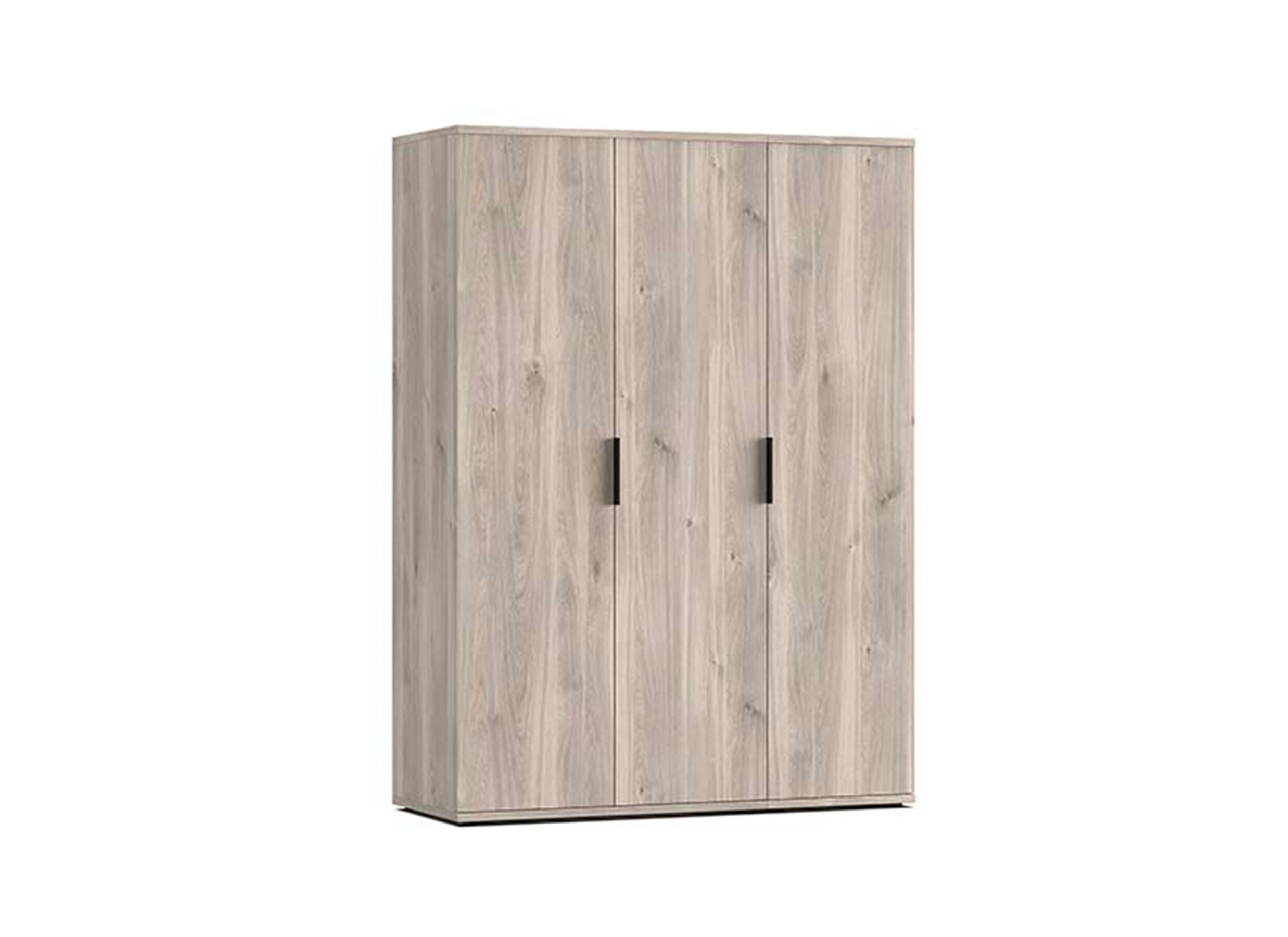 Hoofdfoto - Kleerkast Gloria 150cm - melamine - greige castello oak