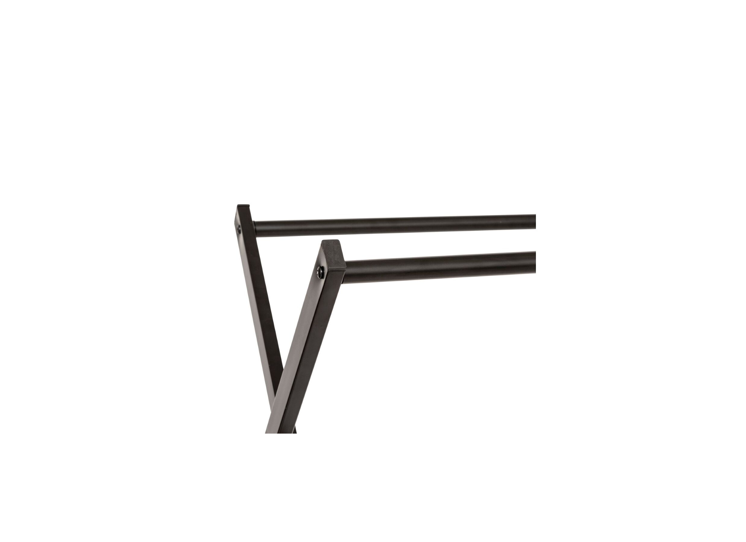 Detail - Portant Metty 98x43,5x145cm - acier - noir