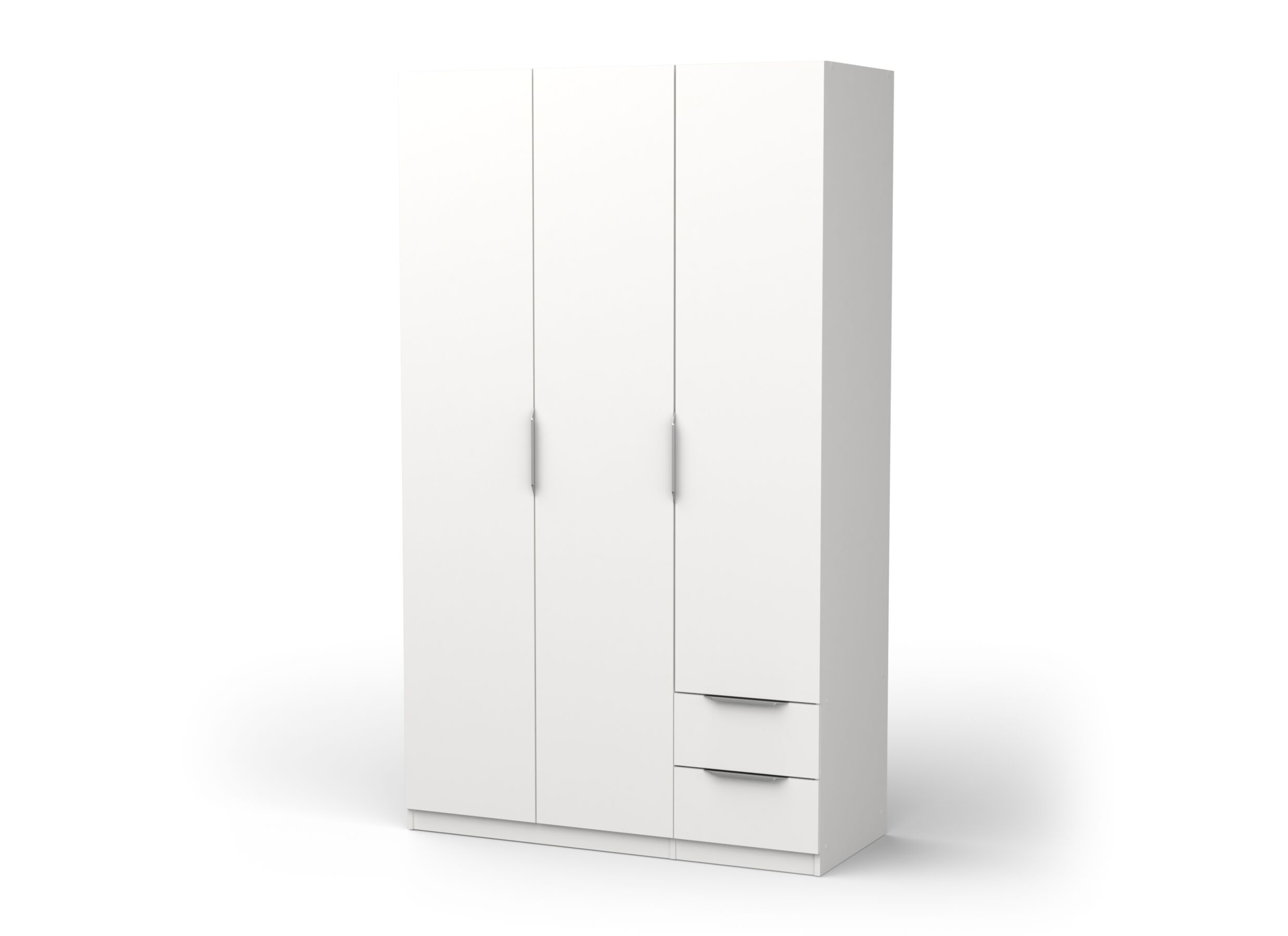 Kleerkast Ghost 119cm - decor - wit