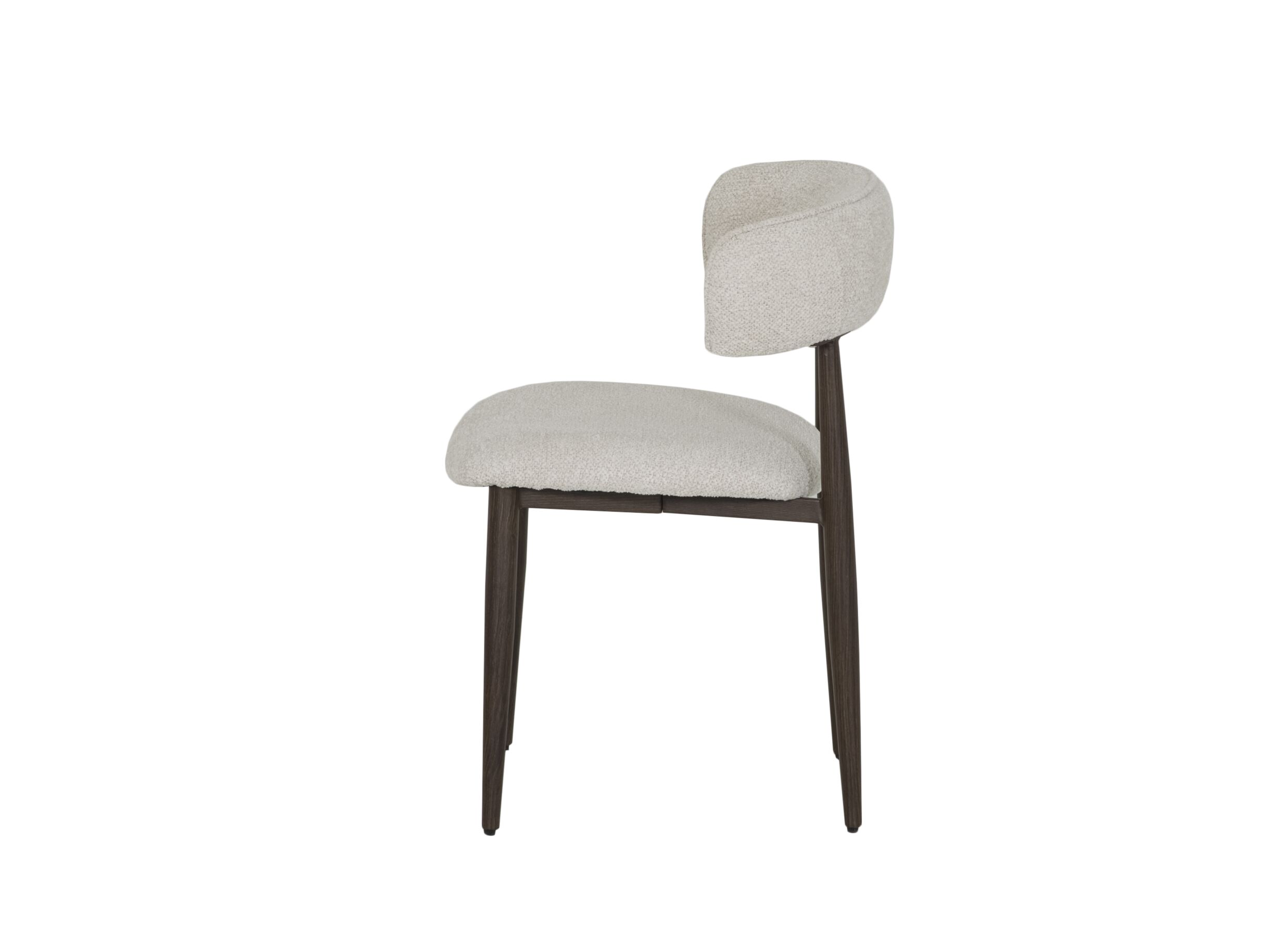 Aperçu - Chaise Iago 55x57,5x79cm - tissu - beige