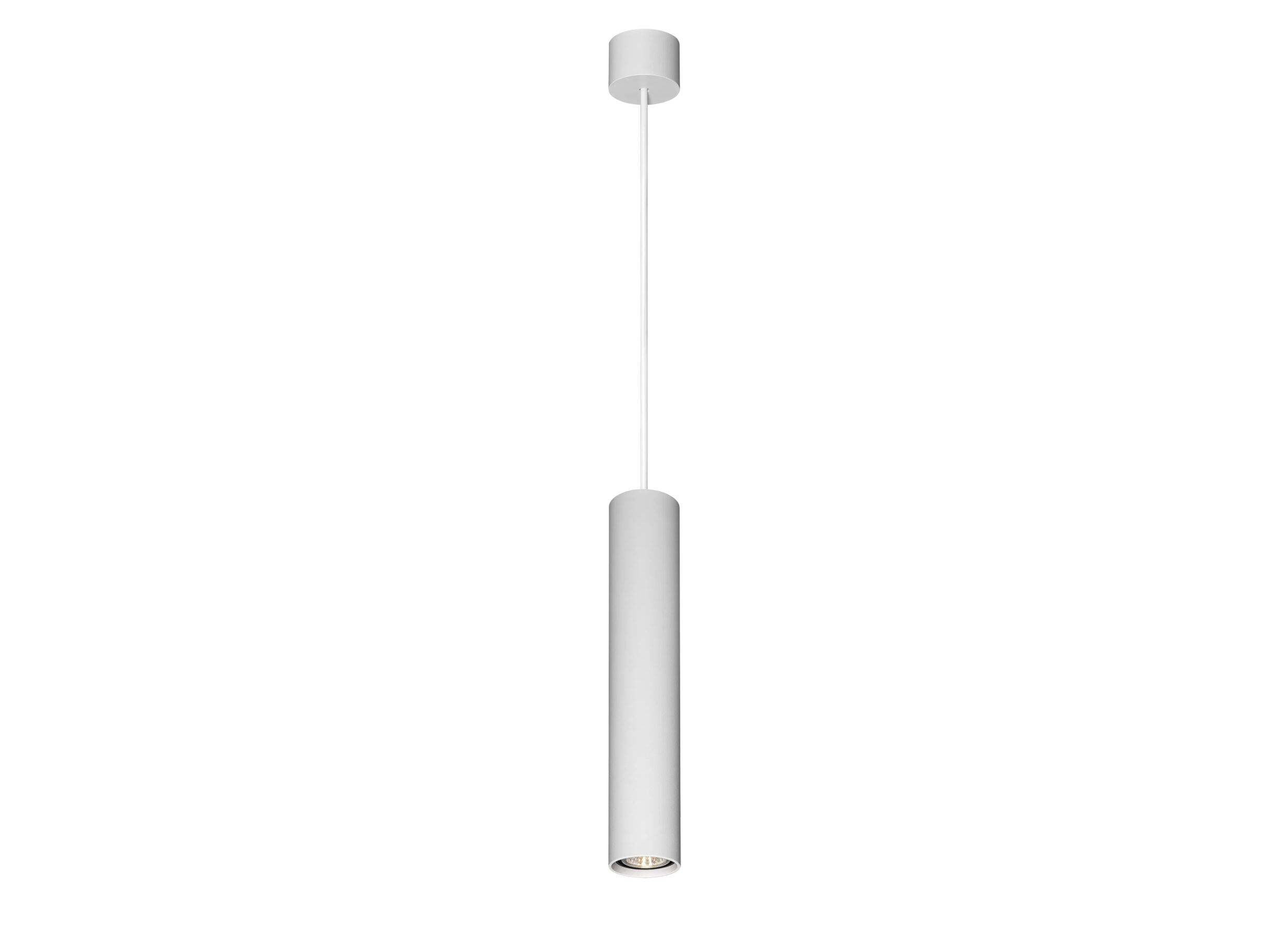 Plus Important - Suspension Ø5,6cm GU10 - aluminium - blanc