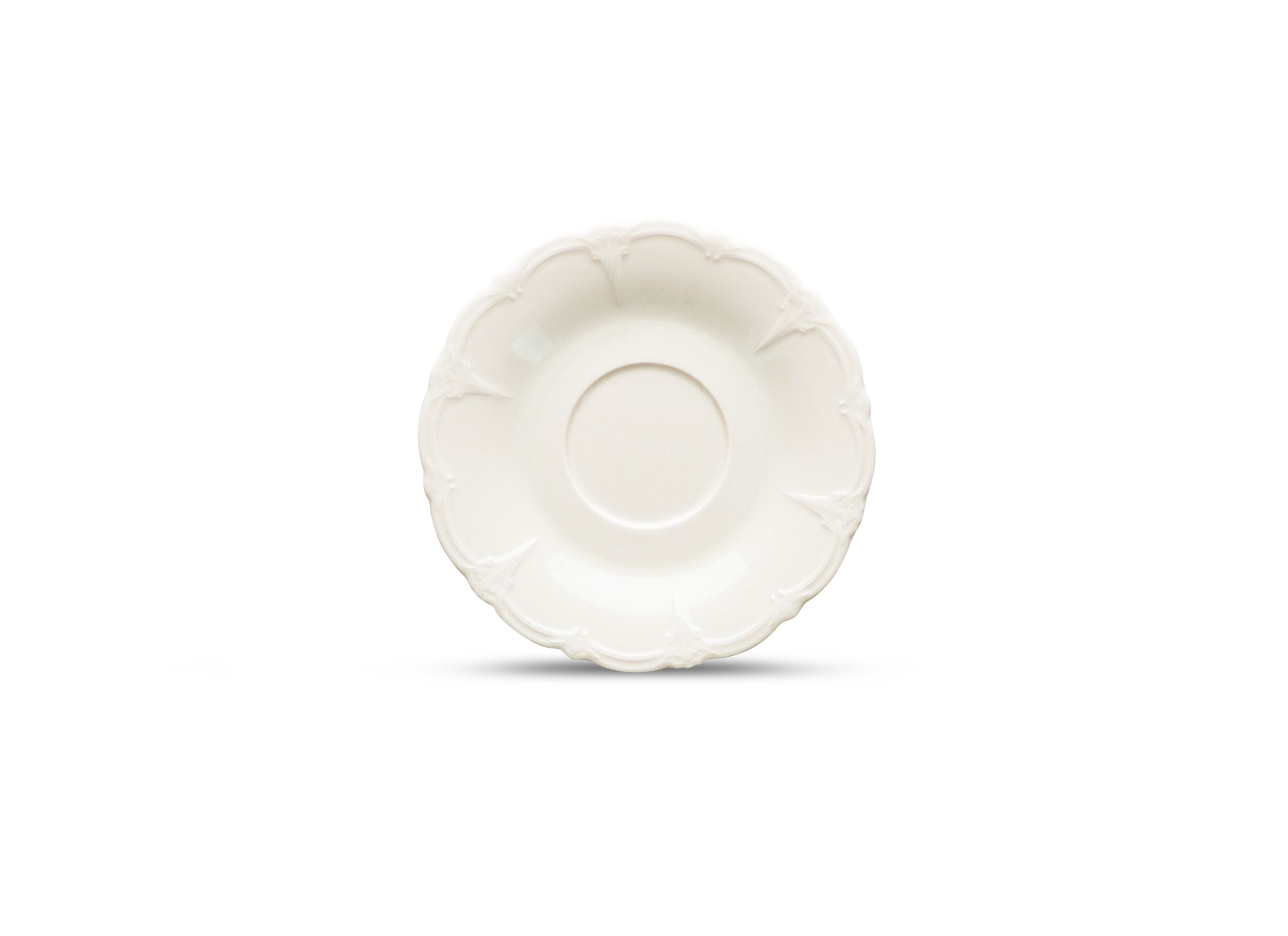 Bord Retro Ø16 - Assiette Retro Ø16,5cm - porcelaine - ivoire