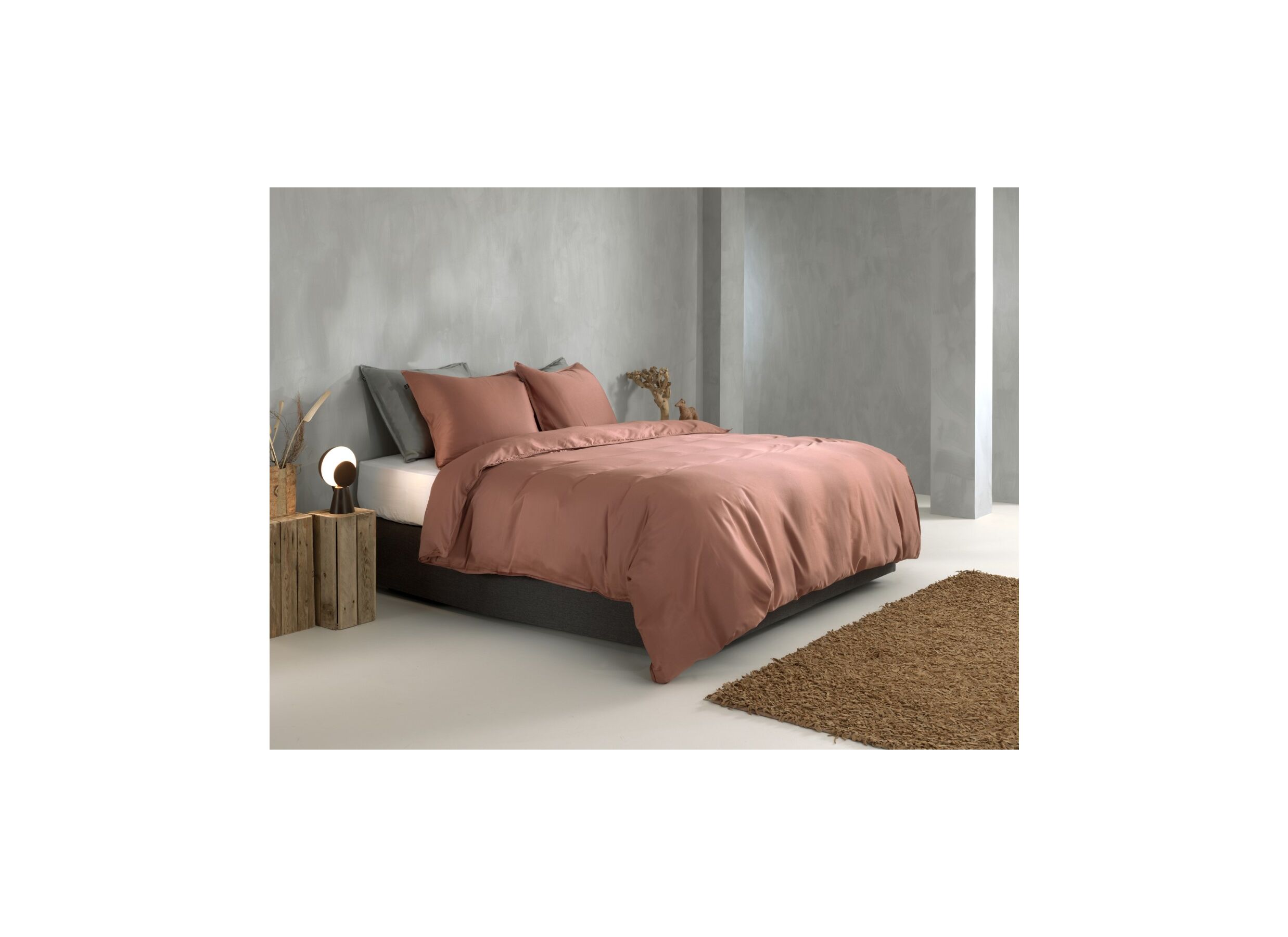 Foto ambiance - Housse de couette 240x220cm coton satin