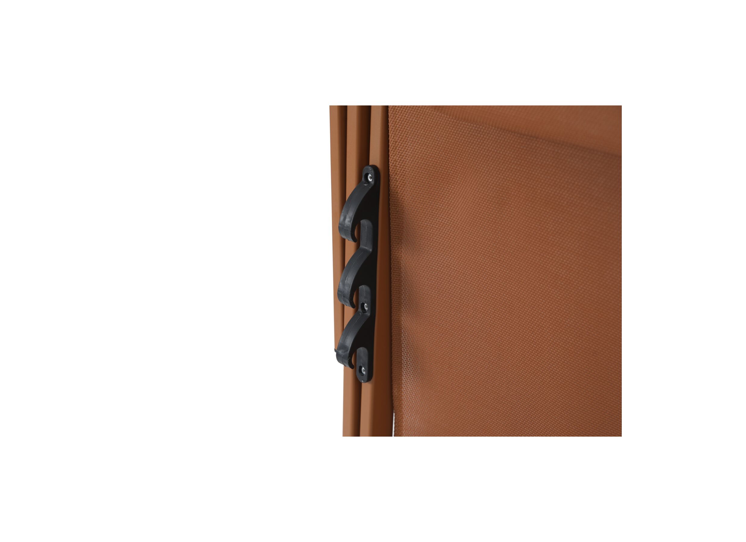 Detailfoto - Strandstoel Plage aluminium - oranje