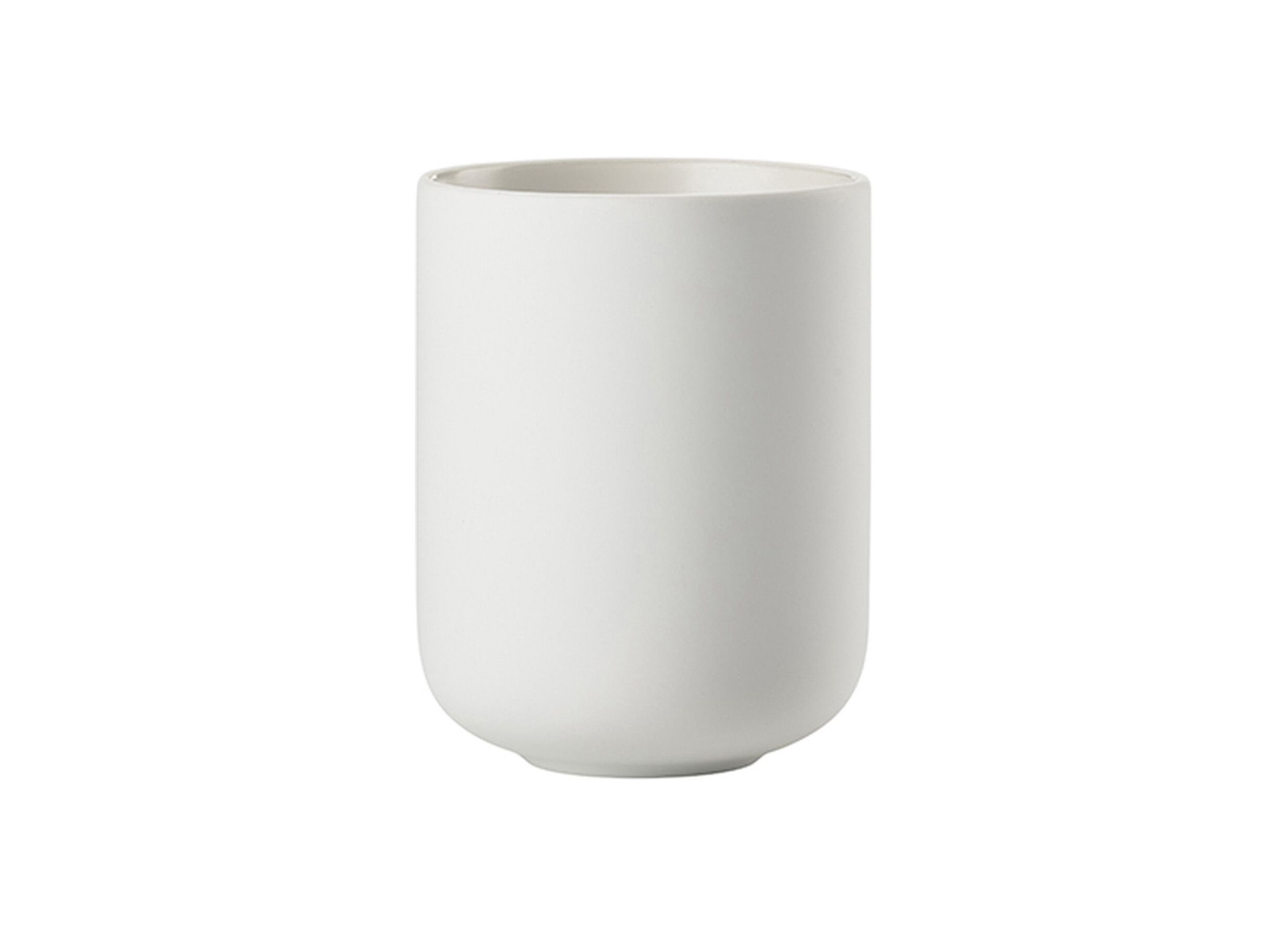 Tandenborstelhouder Sensu Ø7 - Porte-brosse à dents Sensu Ø7,40x9,50cm - céramique - blanc